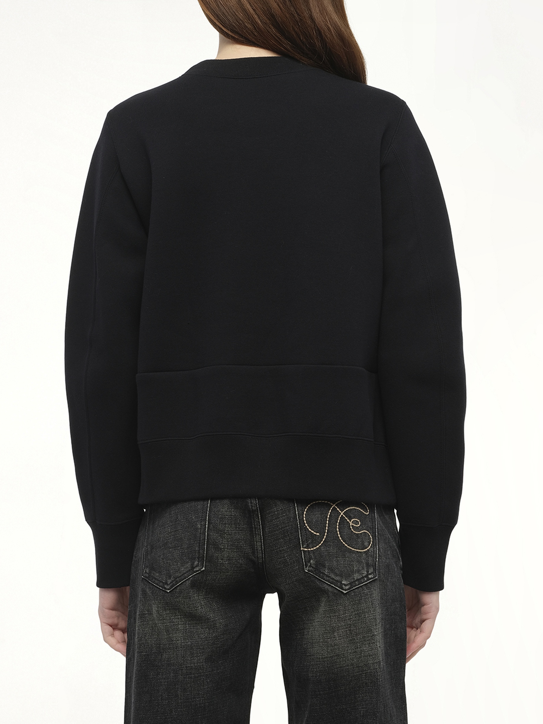 Sponge Sweat Pullover in Black - 6