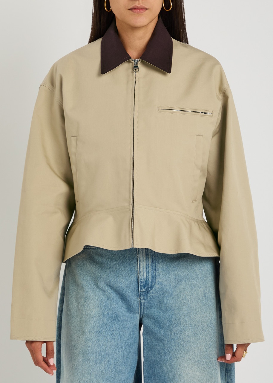 JW Anderson Peplum Cotton Jacket - 2