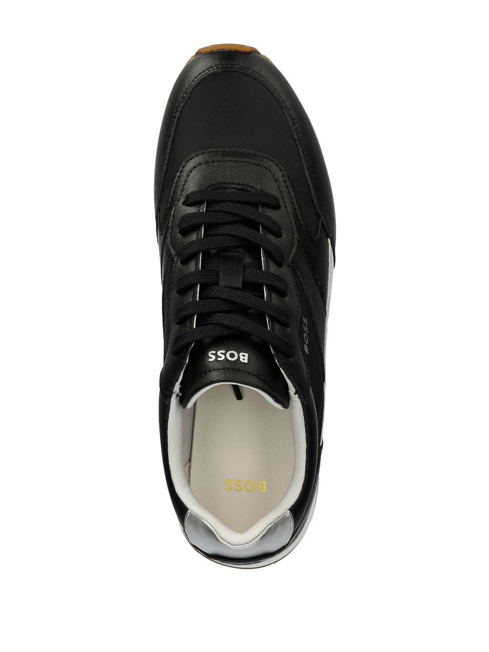 panelled sneakers - 4