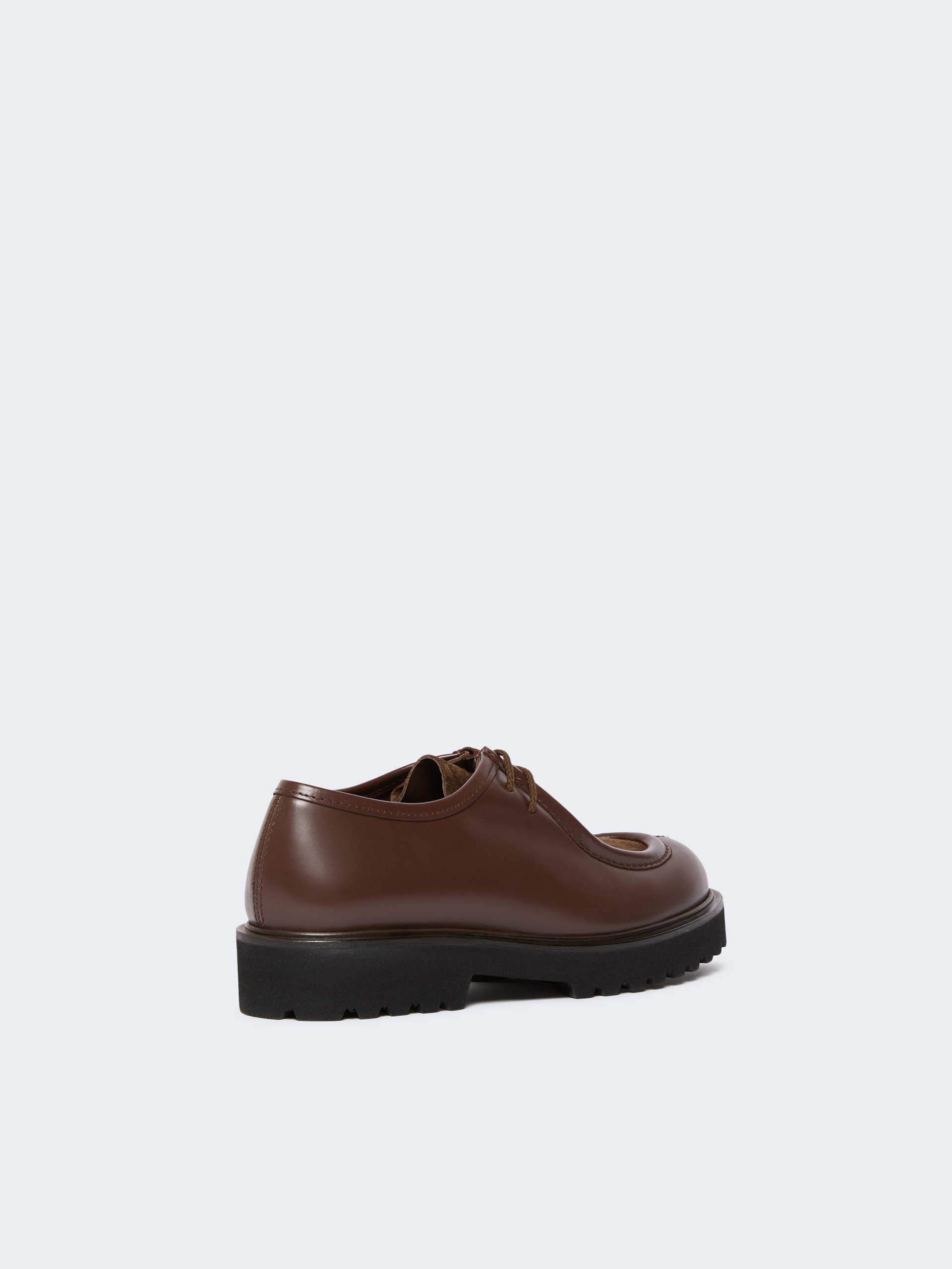 TRACKLACEUP Leather and suede lace-up shoes - 3