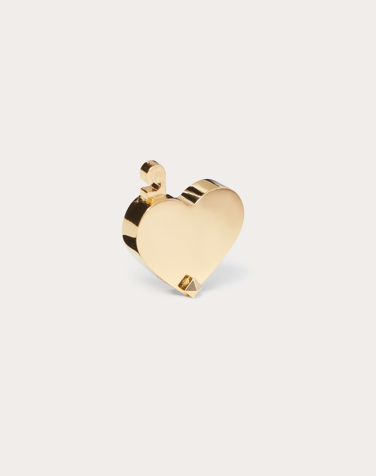 Call me Valentino heart-shaped metal charm - 2