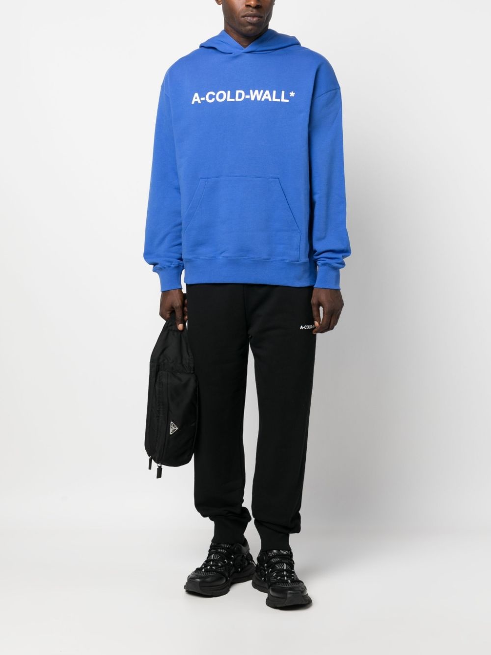 Essentials logo-print cotton hoodie - 2
