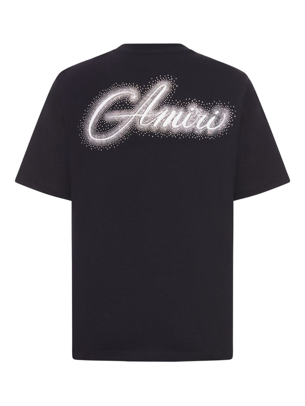 crystal-embellishment cotton T-shirt - 2