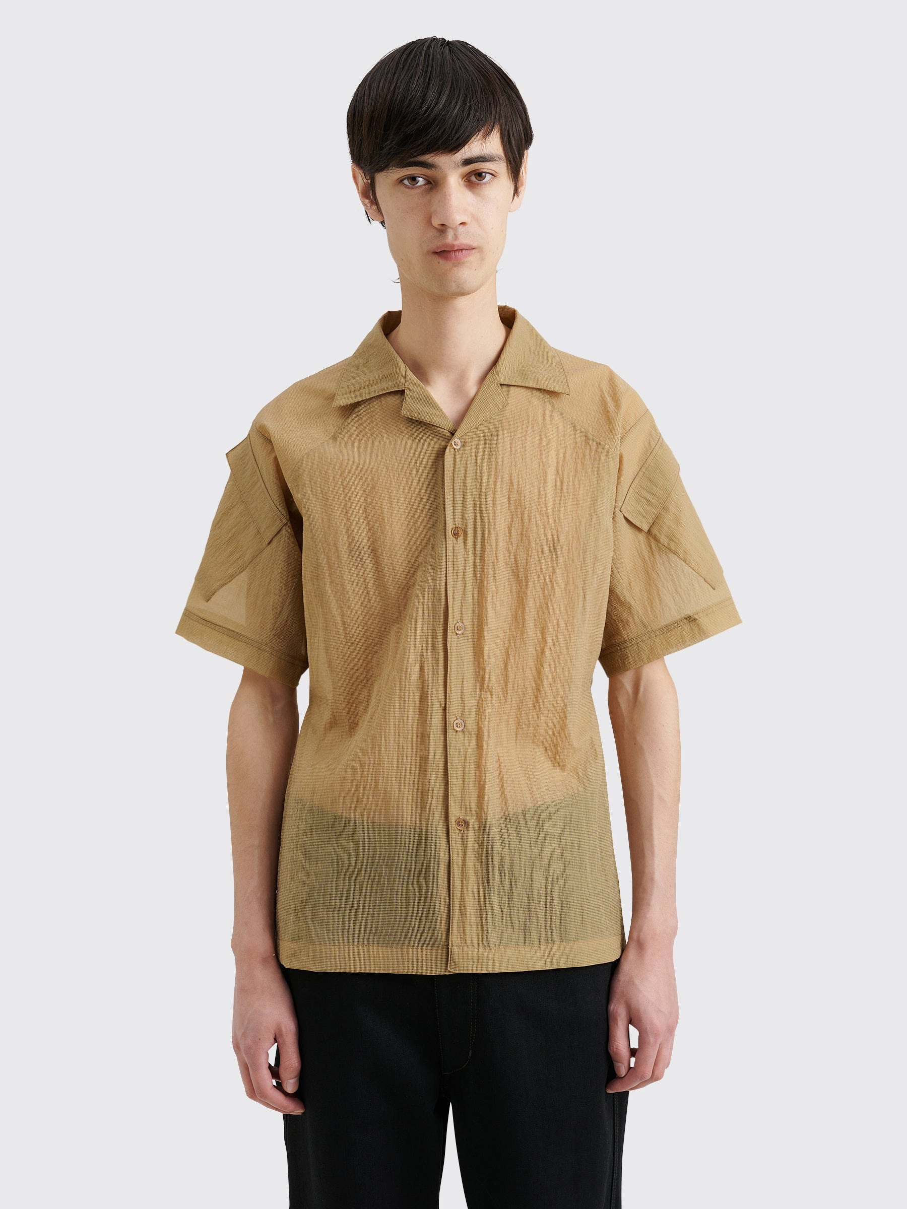 OLLY SHINDER RIPSTOP SHIRT OATMEAL - 1