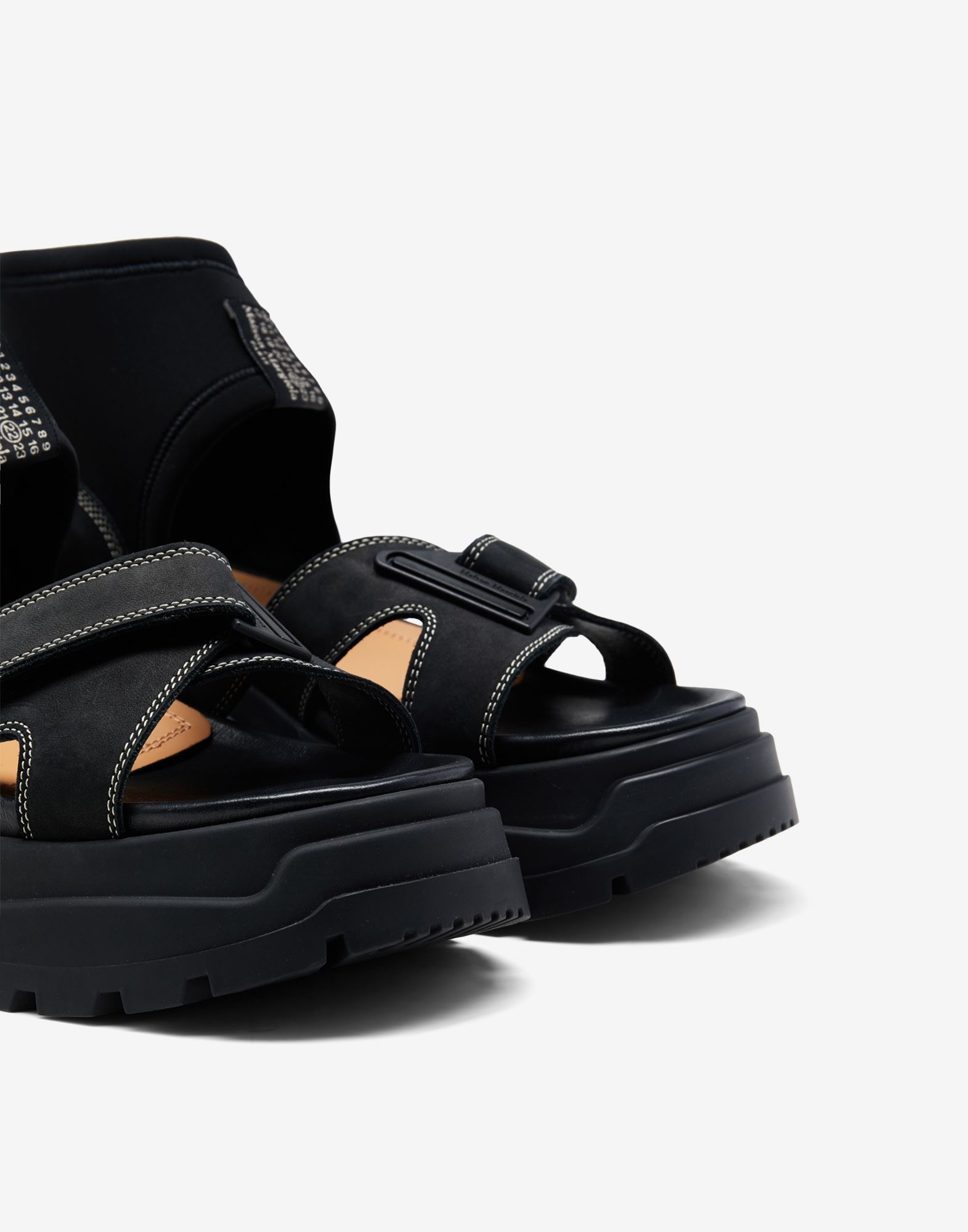 Strapped suede sandals - 5