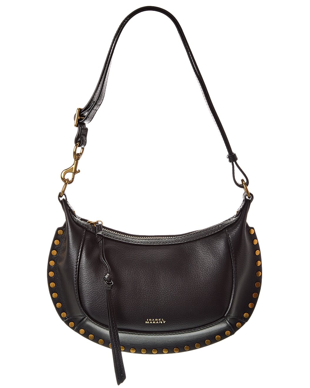Isabel Marant Oskan Moon Leather Hobo Bag - 1