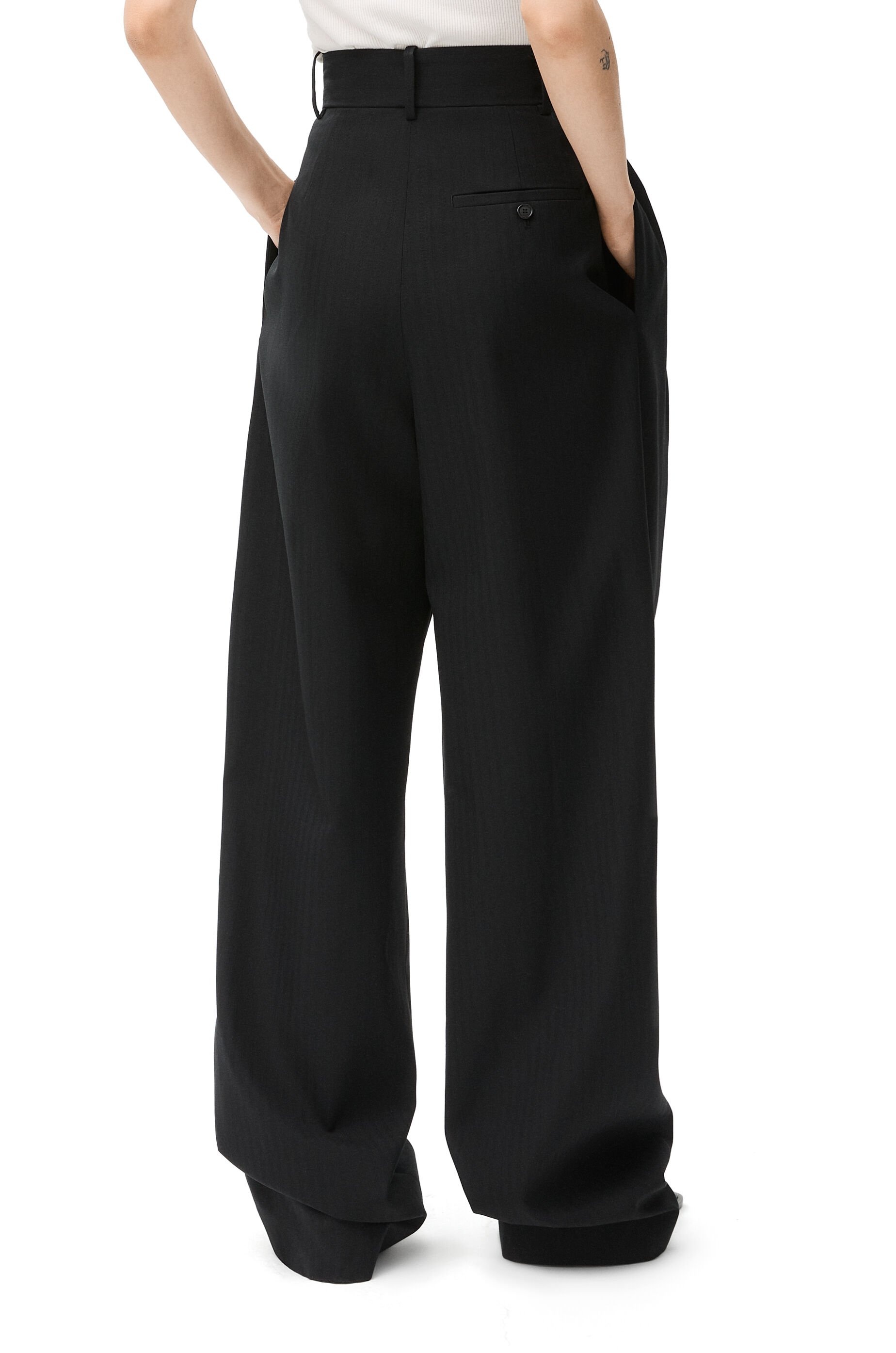 Wrap trousers in wool - 4