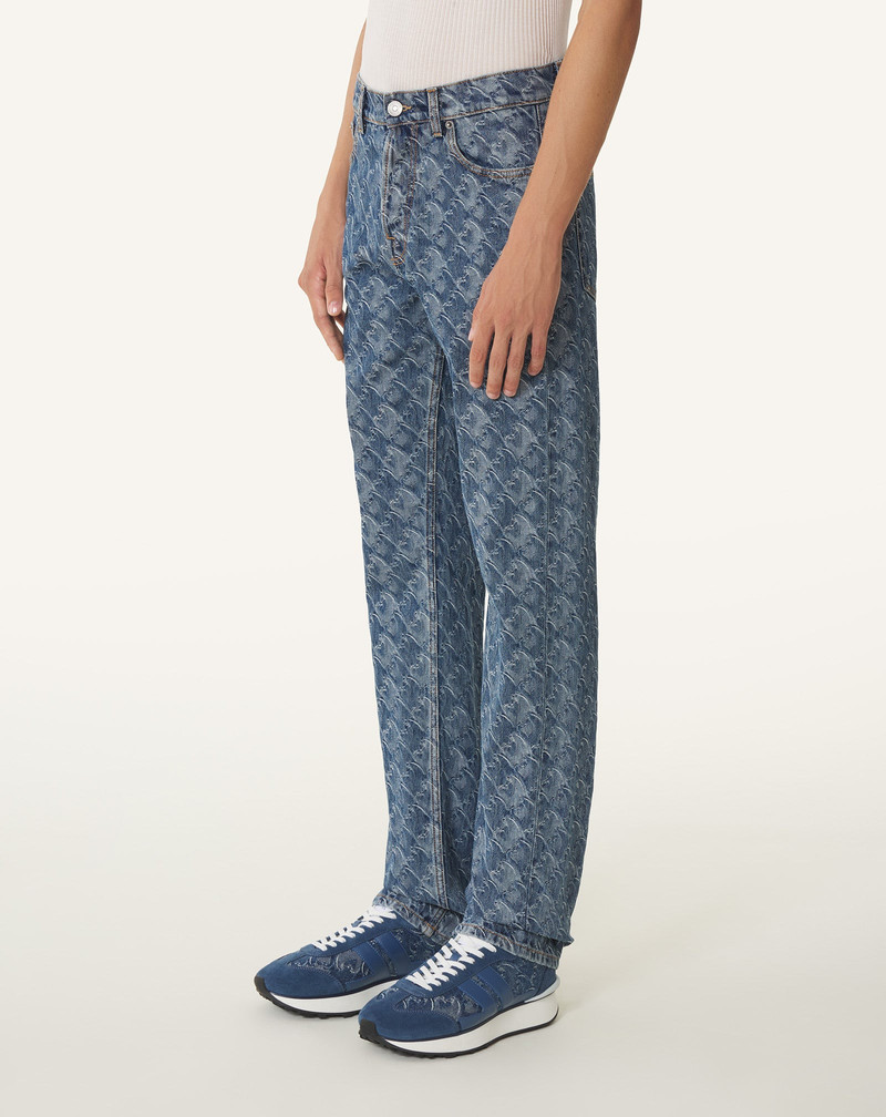 LUNAR YEAR JACQUARD DENIM PANTS 3