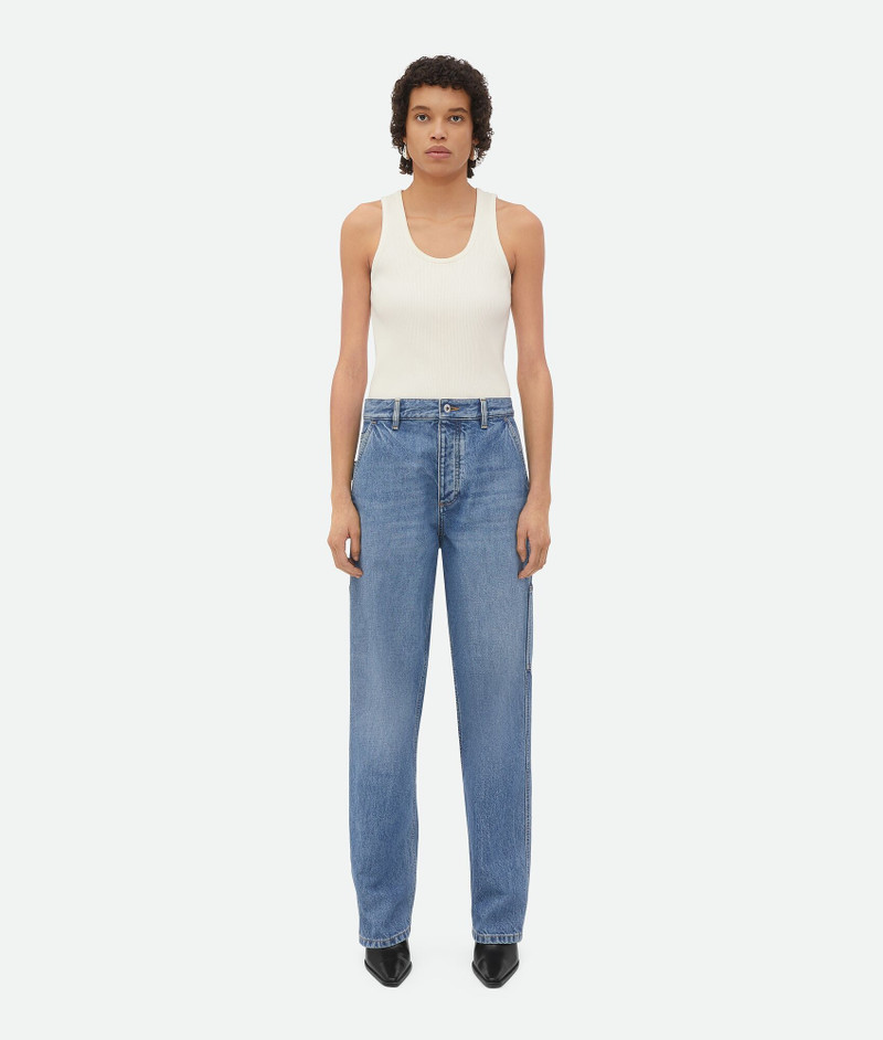 Vintage Indigo Cargo Denim - 1