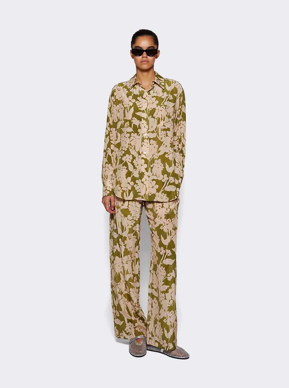 Pyjama Trouser Parakeet And Blush - 5