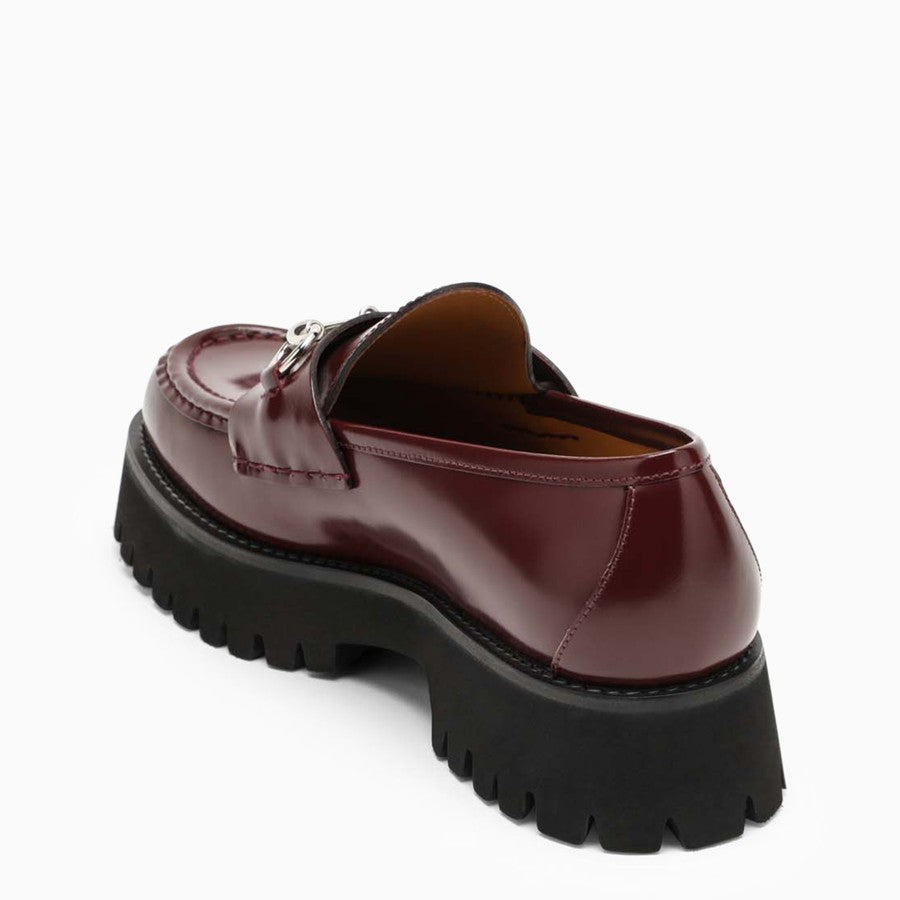 Gucci Women Bourdeaux Moccasin With Horsebit - 5