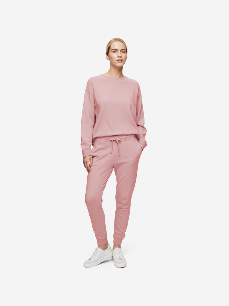 Women's Sweatpants Quinn Cotton Modal Rose Pink - 3