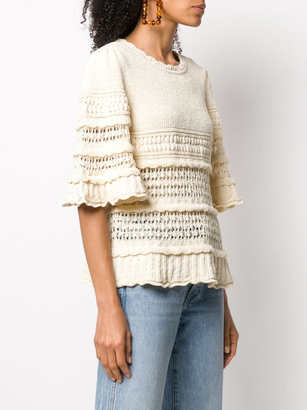 Friza crochet-knit jumper - 3