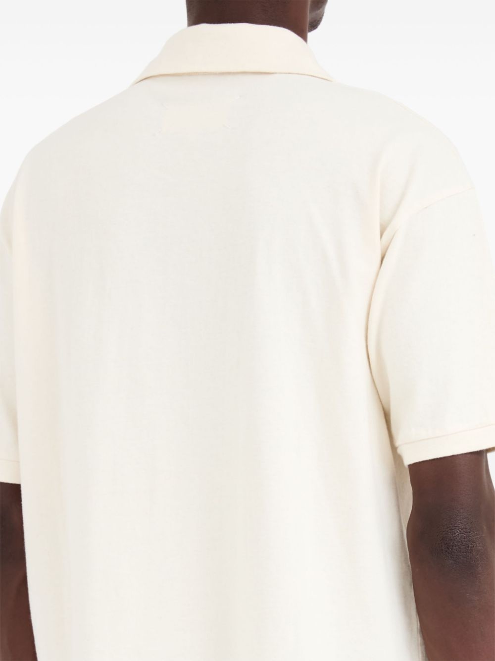 logo-print polo shirt - 7