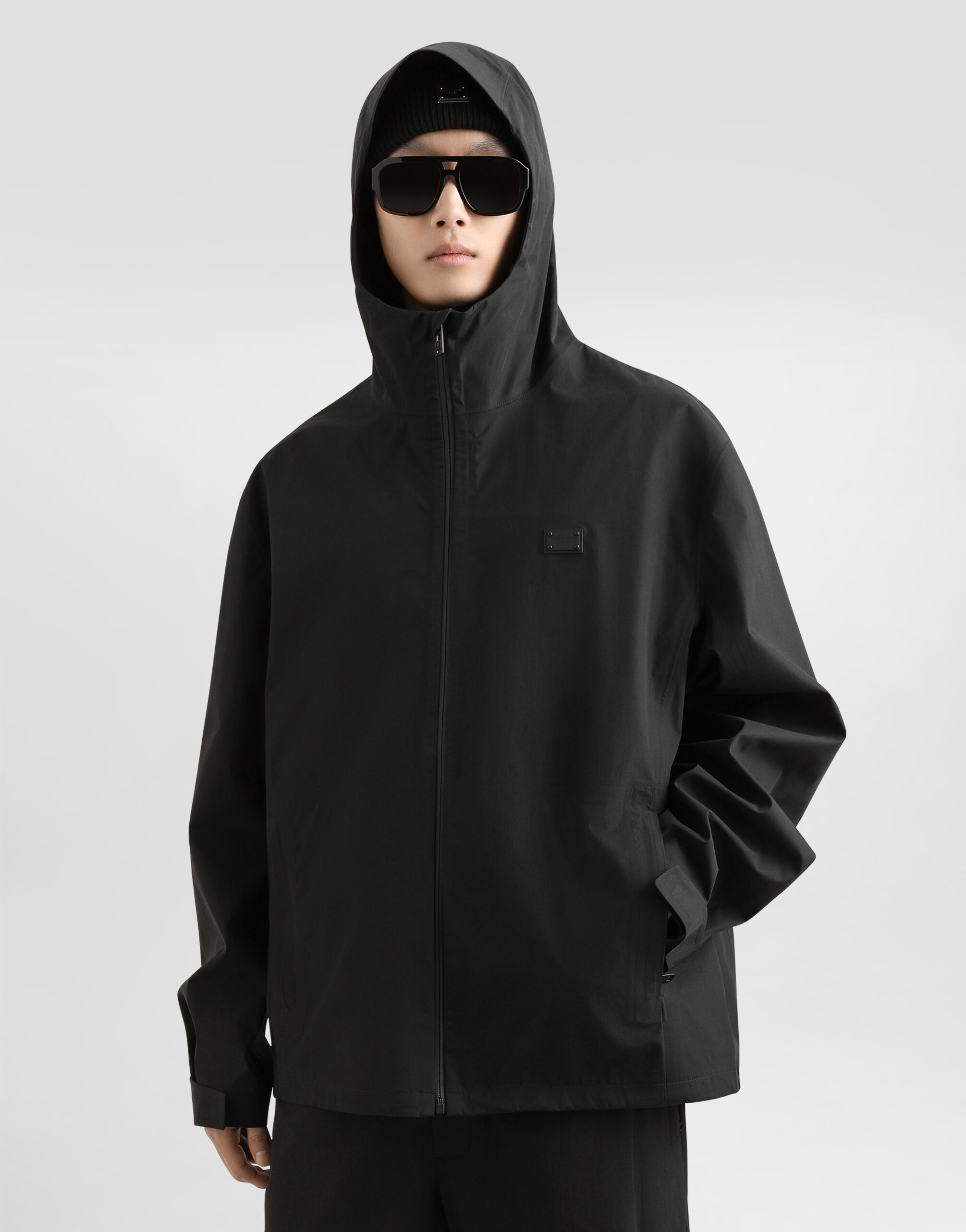 Hooded cotton jacket - 5