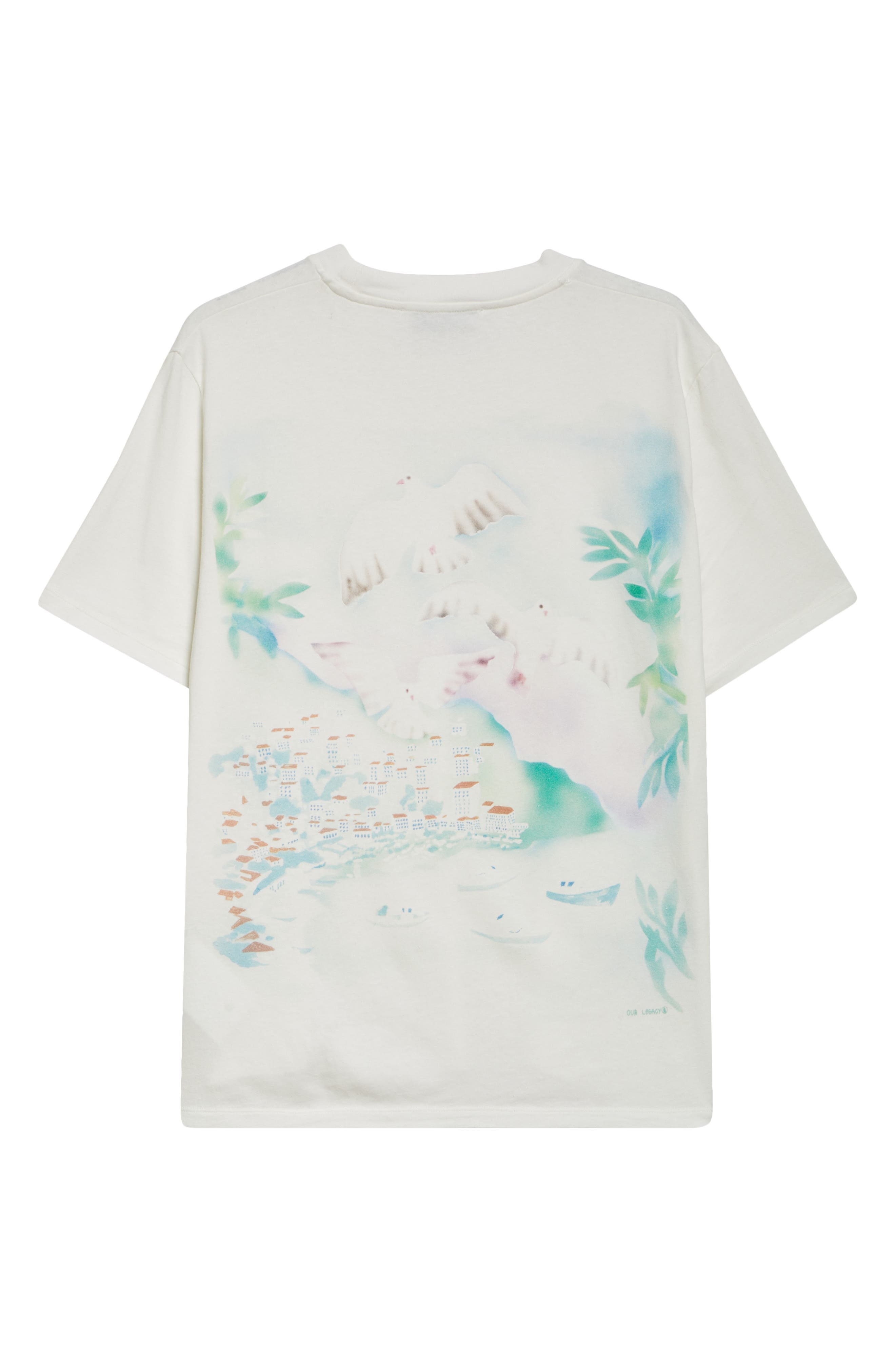 OUR LEGACY Sea View Box T-Shirt in Sea View Print Legacy Jersey at Nordstrom - 7