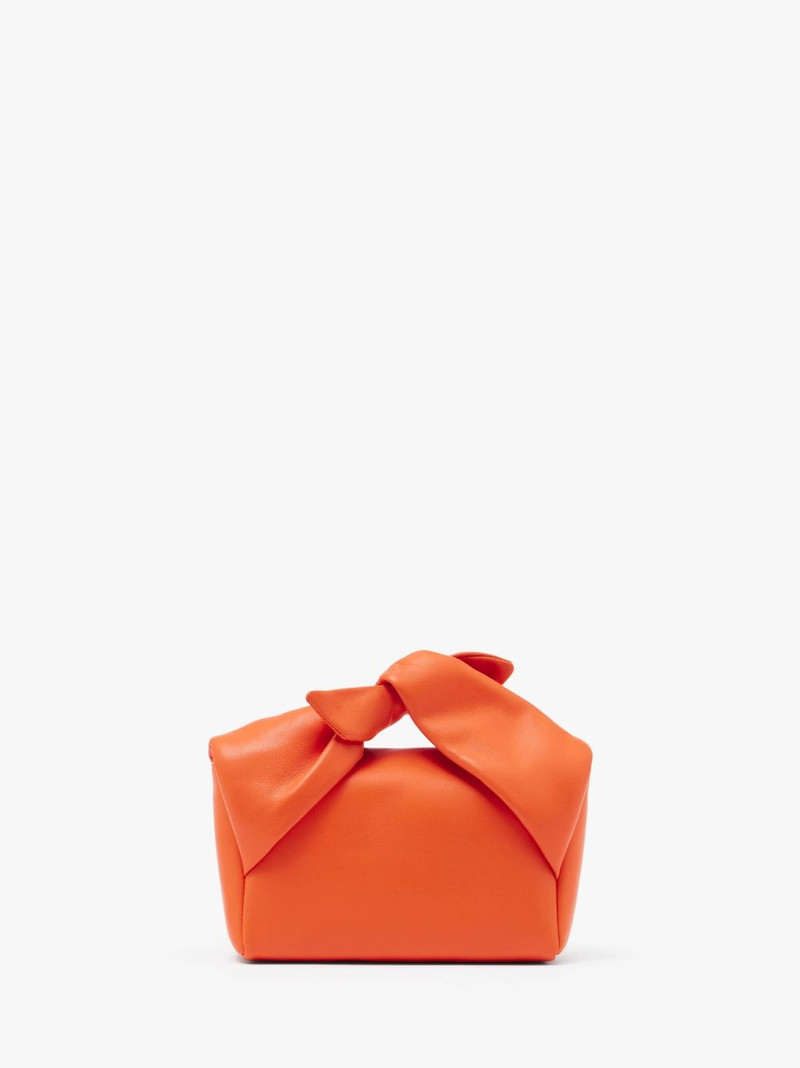 MEDIUM BOW TWISTER - LEATHER TOP HANDLE BAG 4