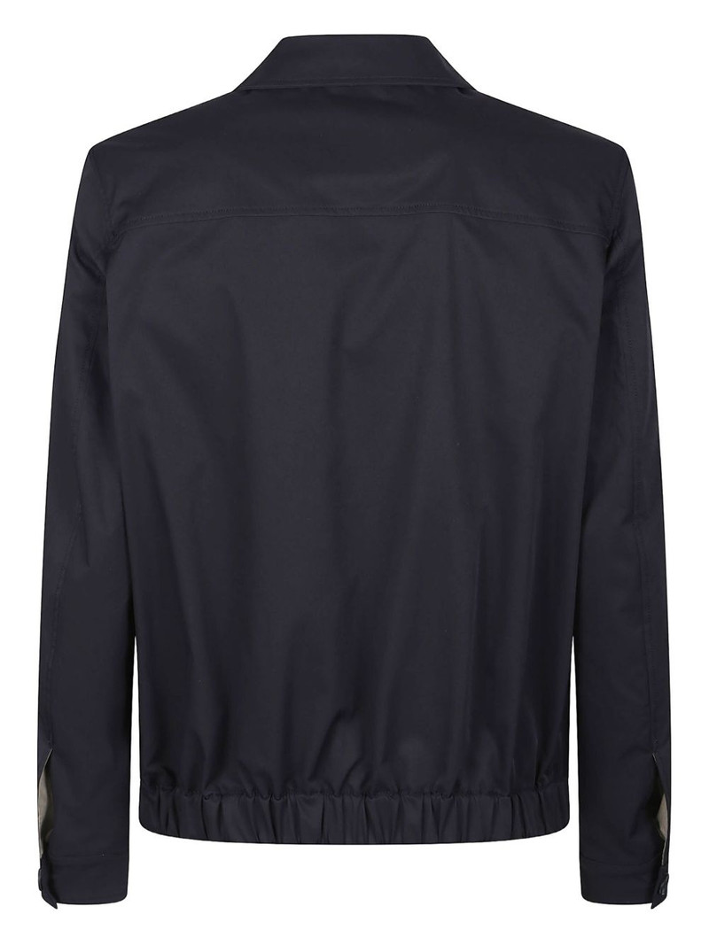 Herno snap-fastening drawstring jacket outlook