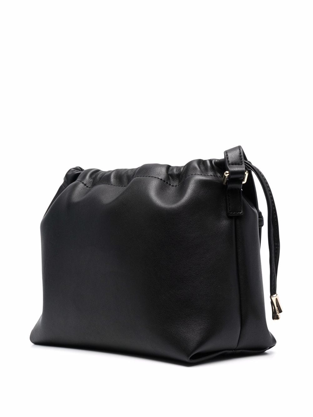 leather-effect drawstring crossbody bag - 3