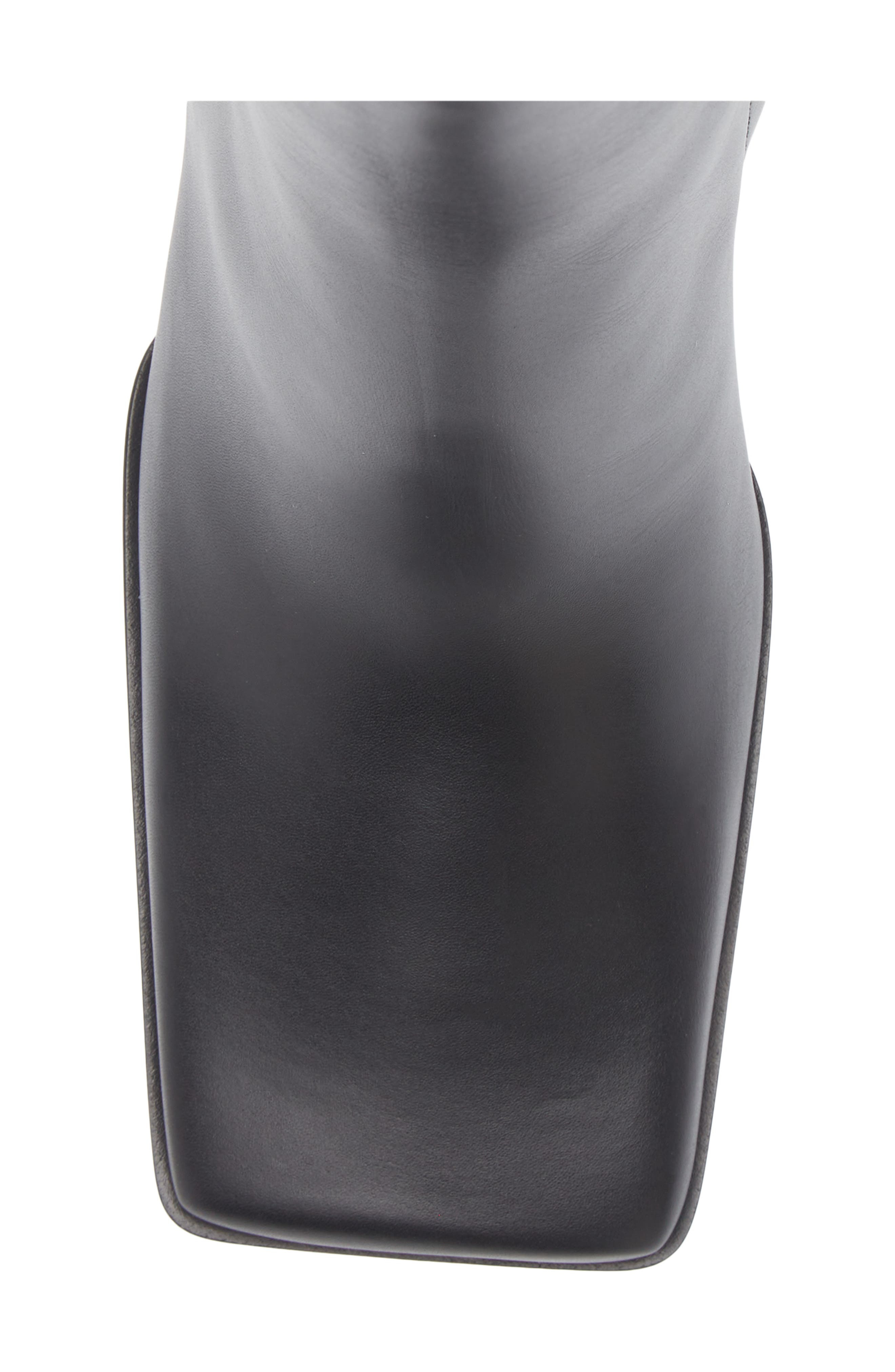Alaïa Square Toe Bootie in Noir at Nordstrom - 5