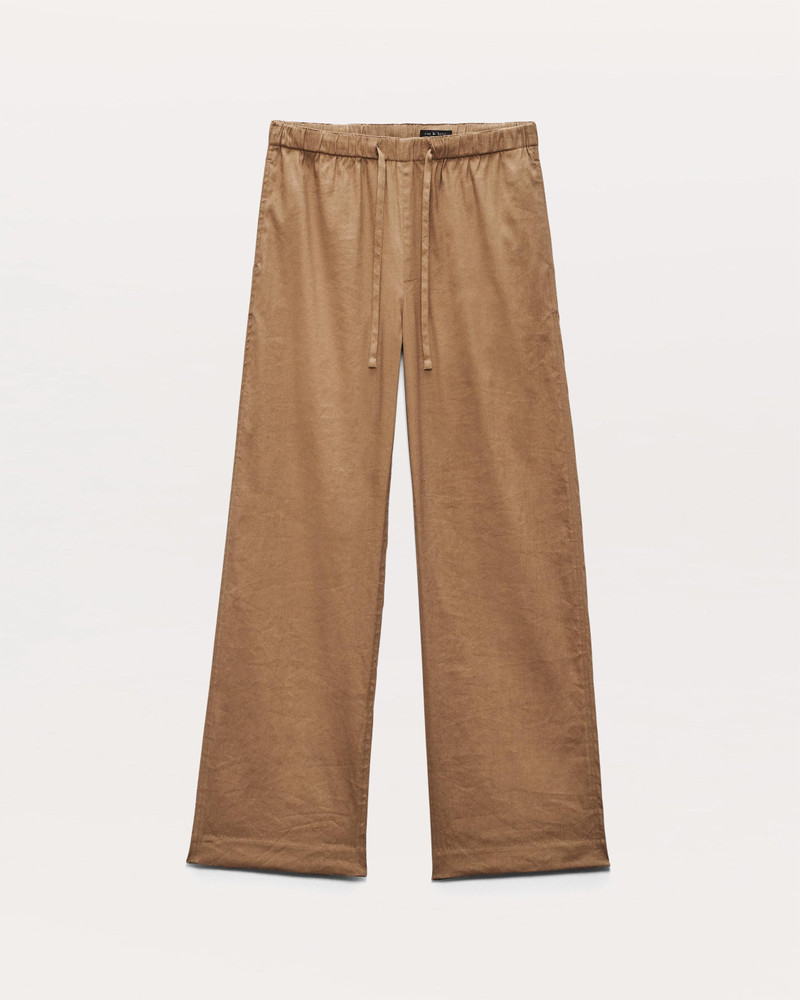Logan Linen-Blend Beach Pants - 1