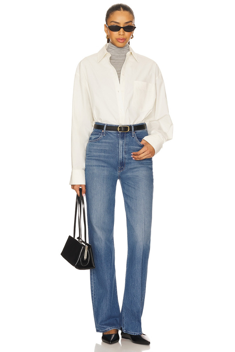 High Waisted Tunnel Vision Sneak Jeans 5
