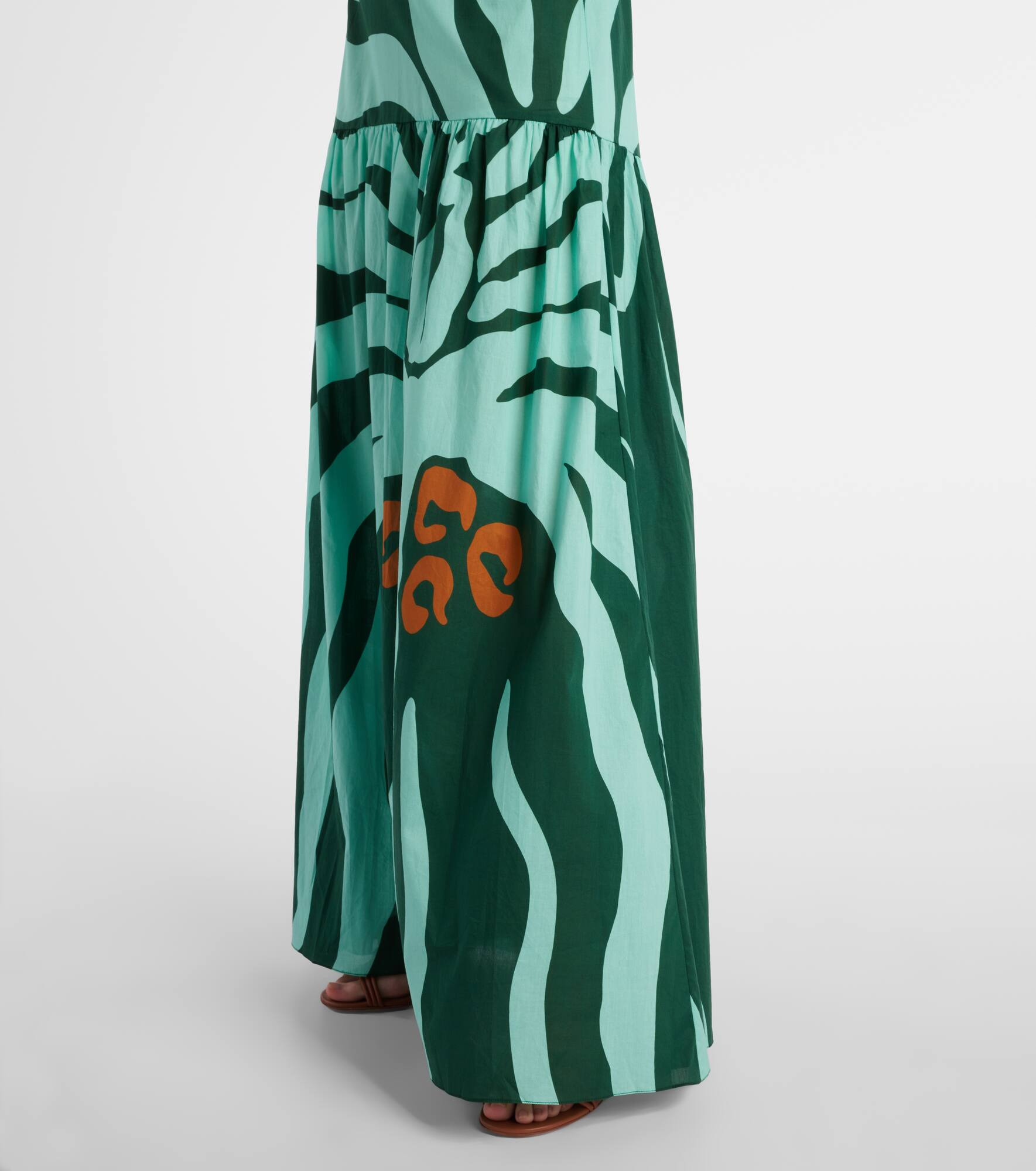 Zea Palm cotton poplin maxi dress - 5
