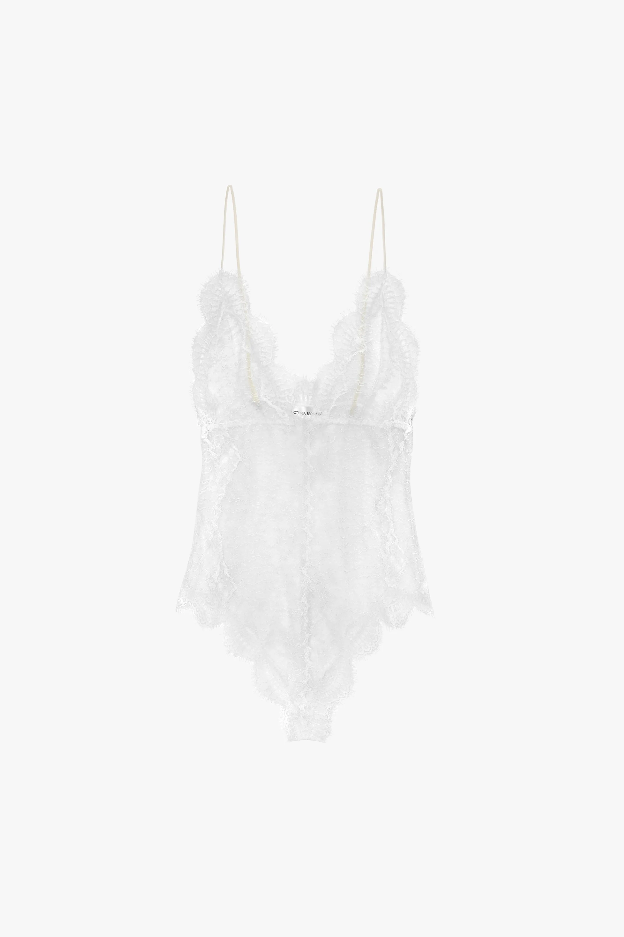 Lace Bodysuit In Ivory - 1