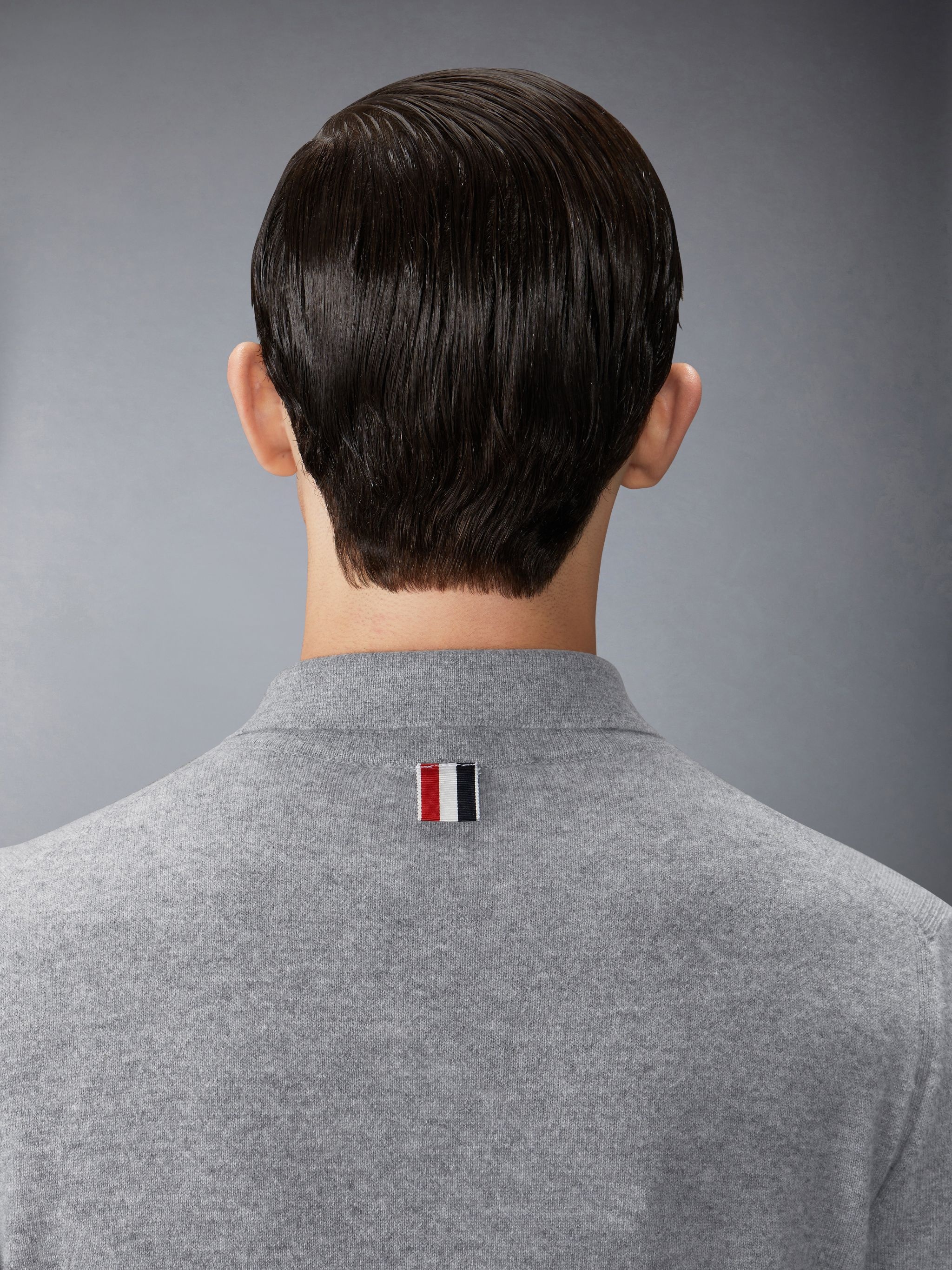 Cashmere Jersey Stitch 4-Bar Shirt - 3