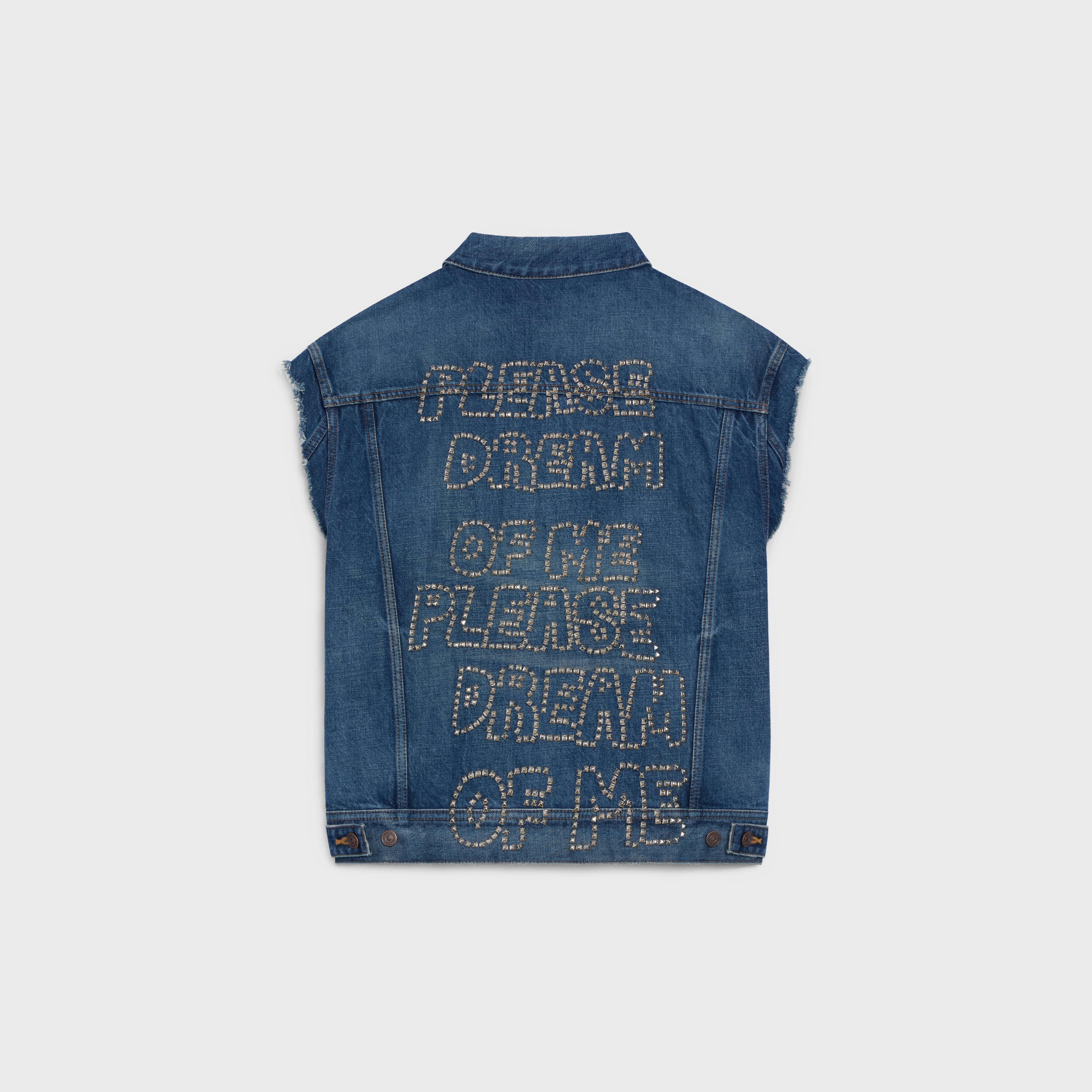 DENIM TRUCKER JACKET WITH ARTIST EMBROIDERY - 2