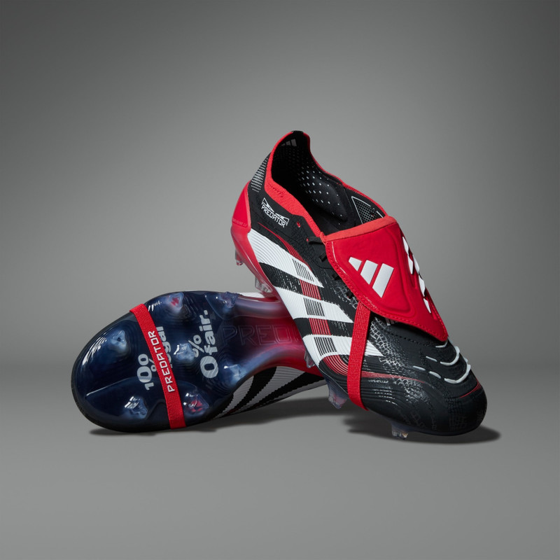 Predator Elite Fold-Over Tongue Firm Ground BWR Cleats - 1