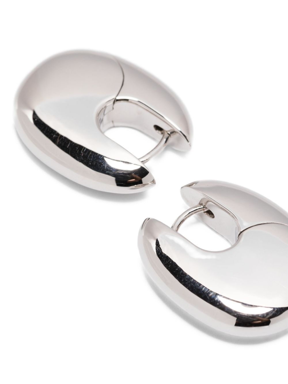 medium Pebble sterling-silver earrings - 2