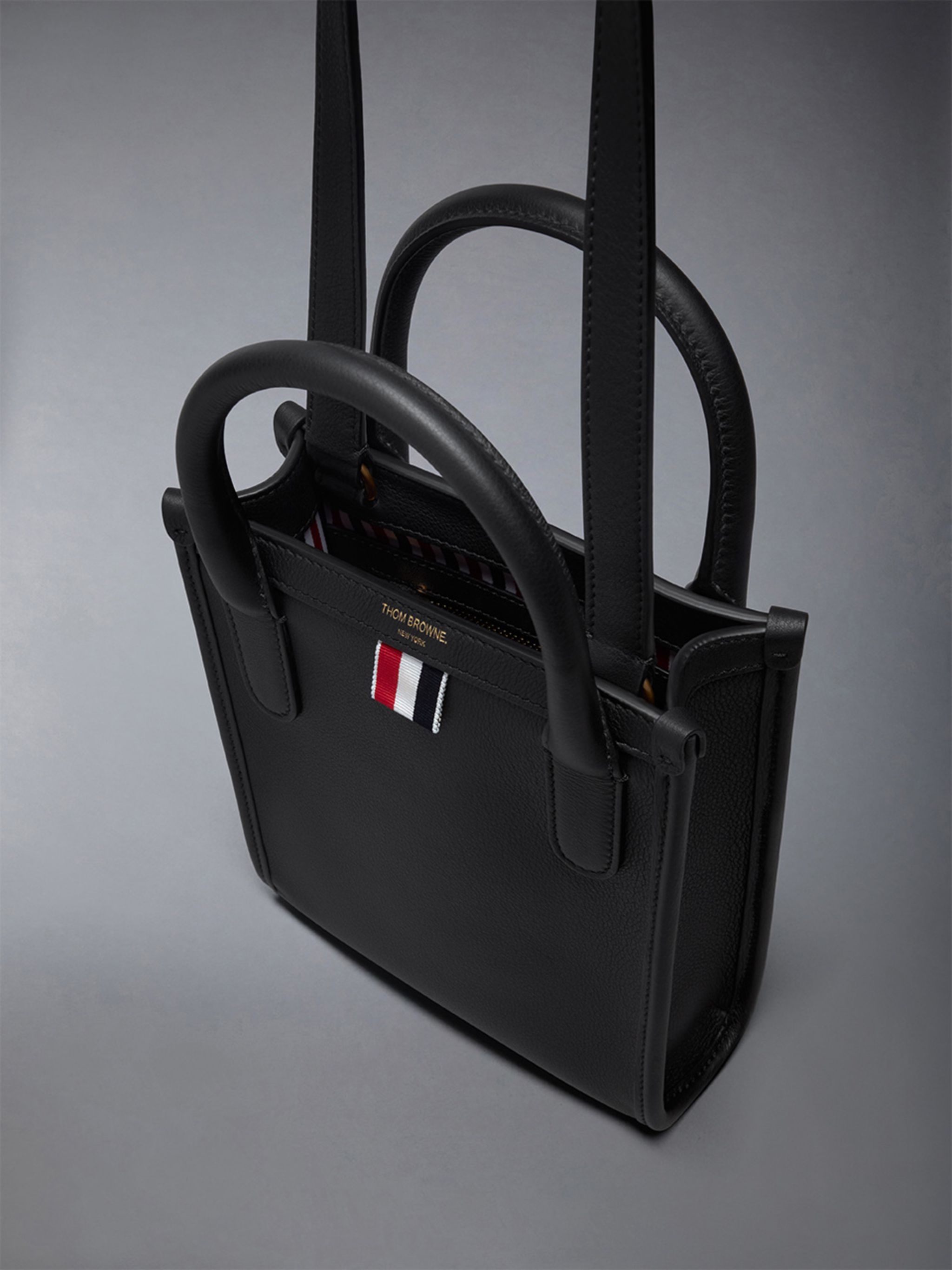 Vertical Mini Tote in Smooth Calf - 4