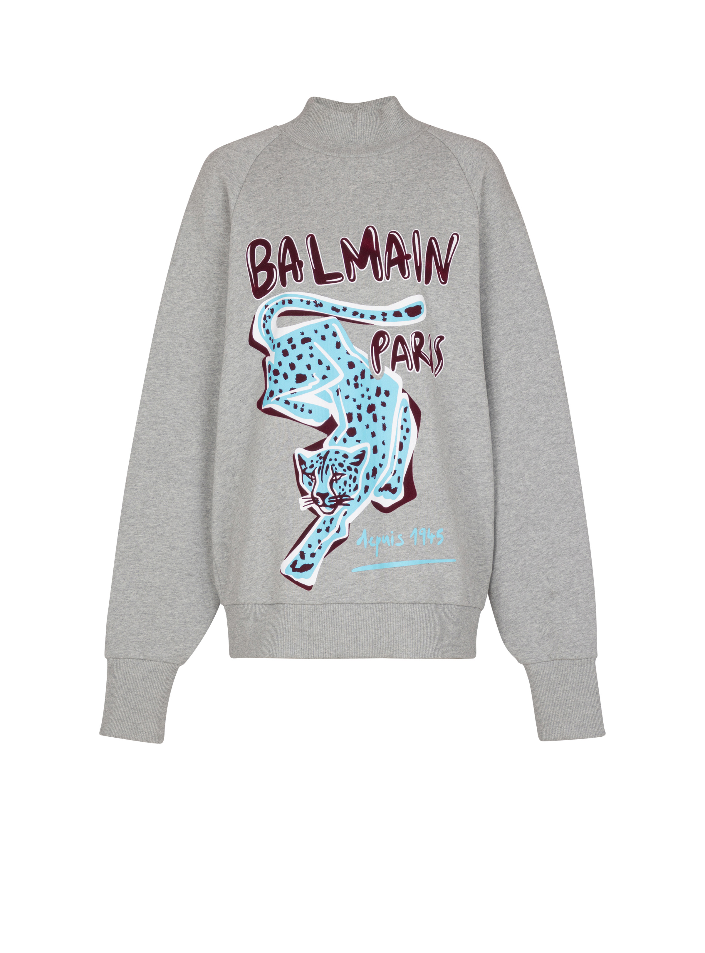 Printed fleece sweatshirt - 1
