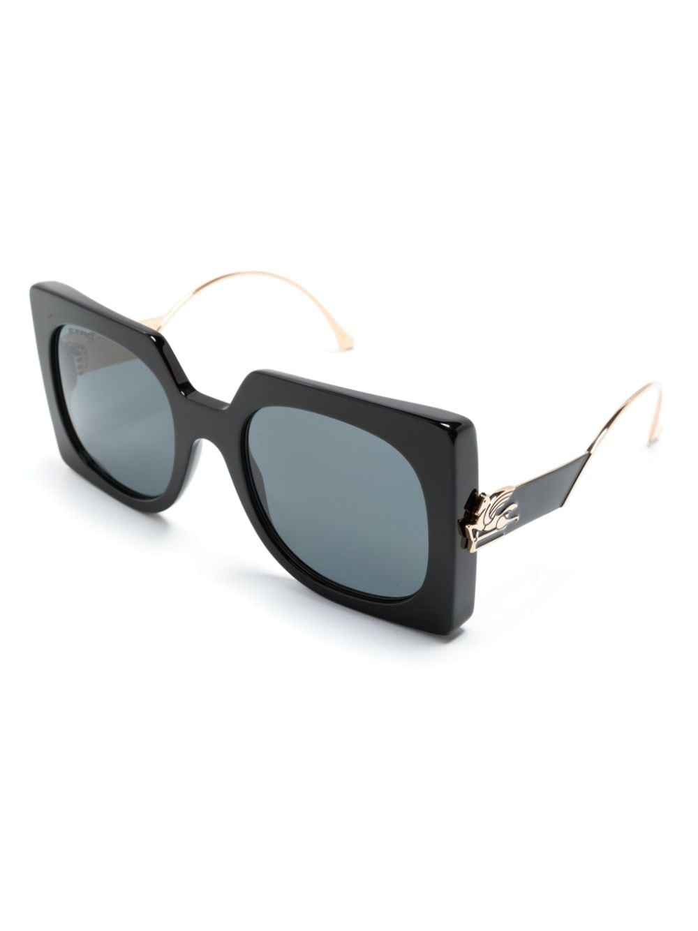 Pegaso-motif oversize-frame sunglasses - 2