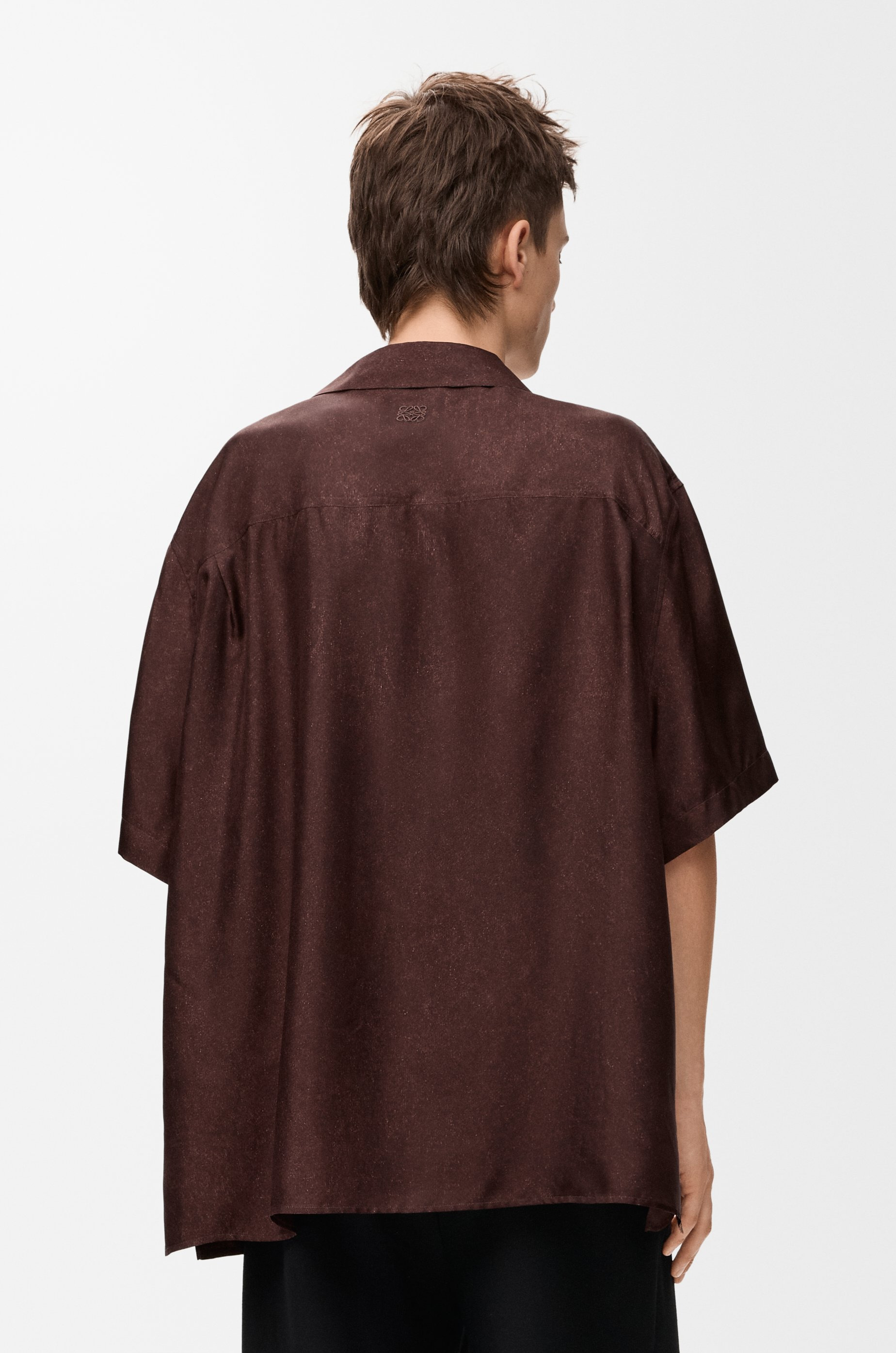 Short sleeve shirt in silk - 4