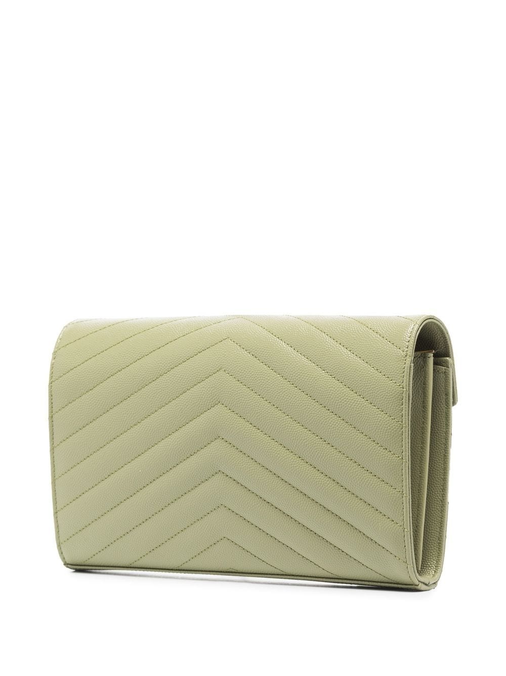 Monogram envelope clutch bag - 3