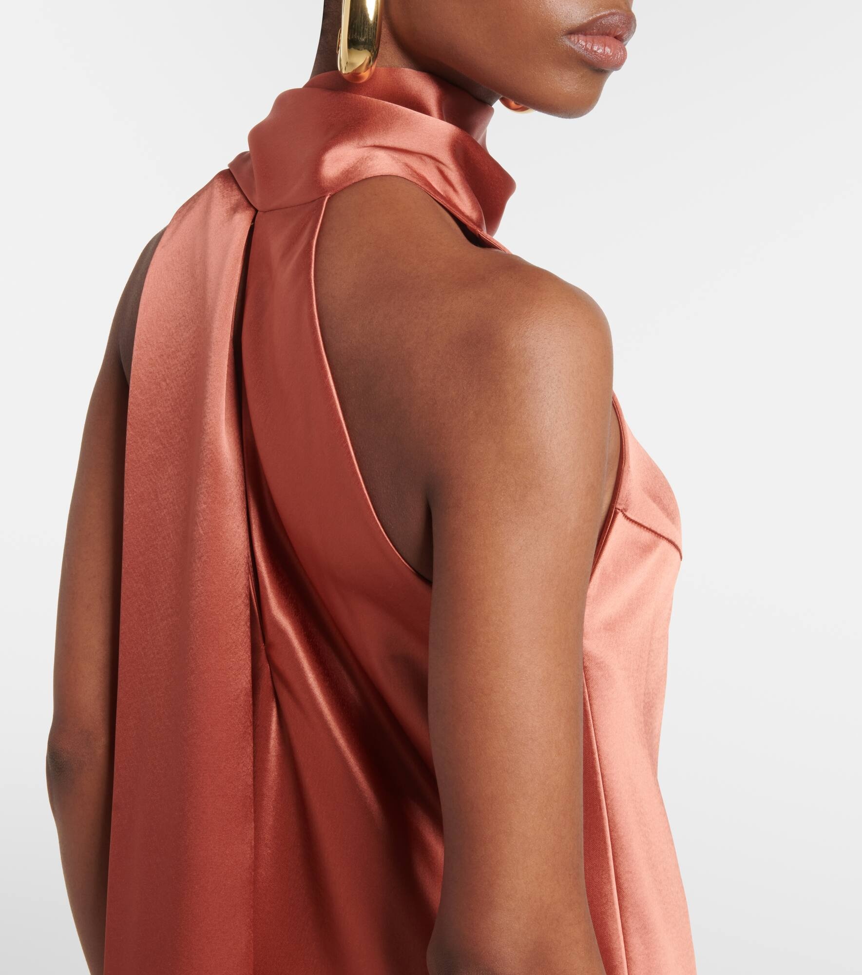 Sienna satin gown - 5
