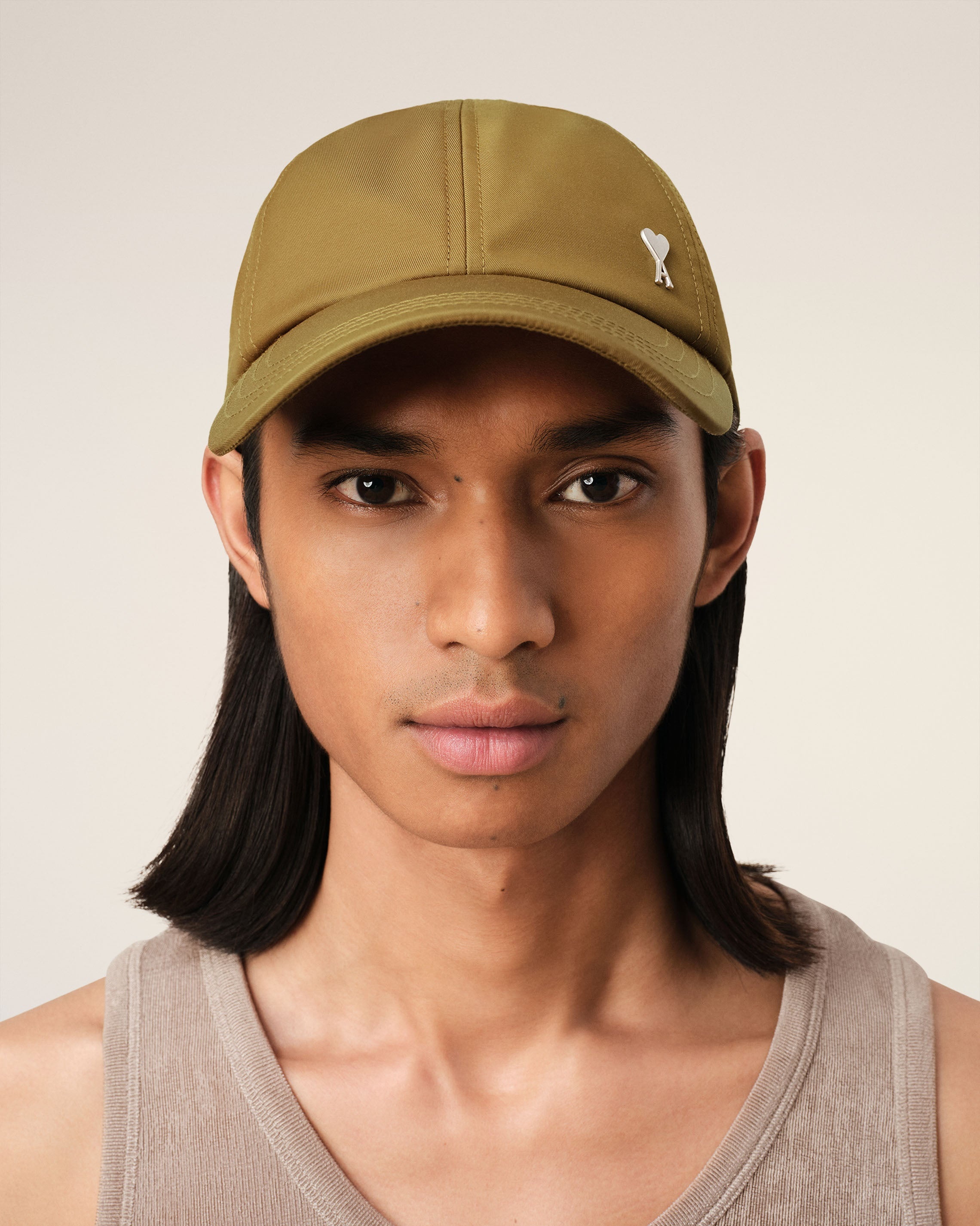 MUSTARD TWILL AMI DE COEUR STUD CAP - 2