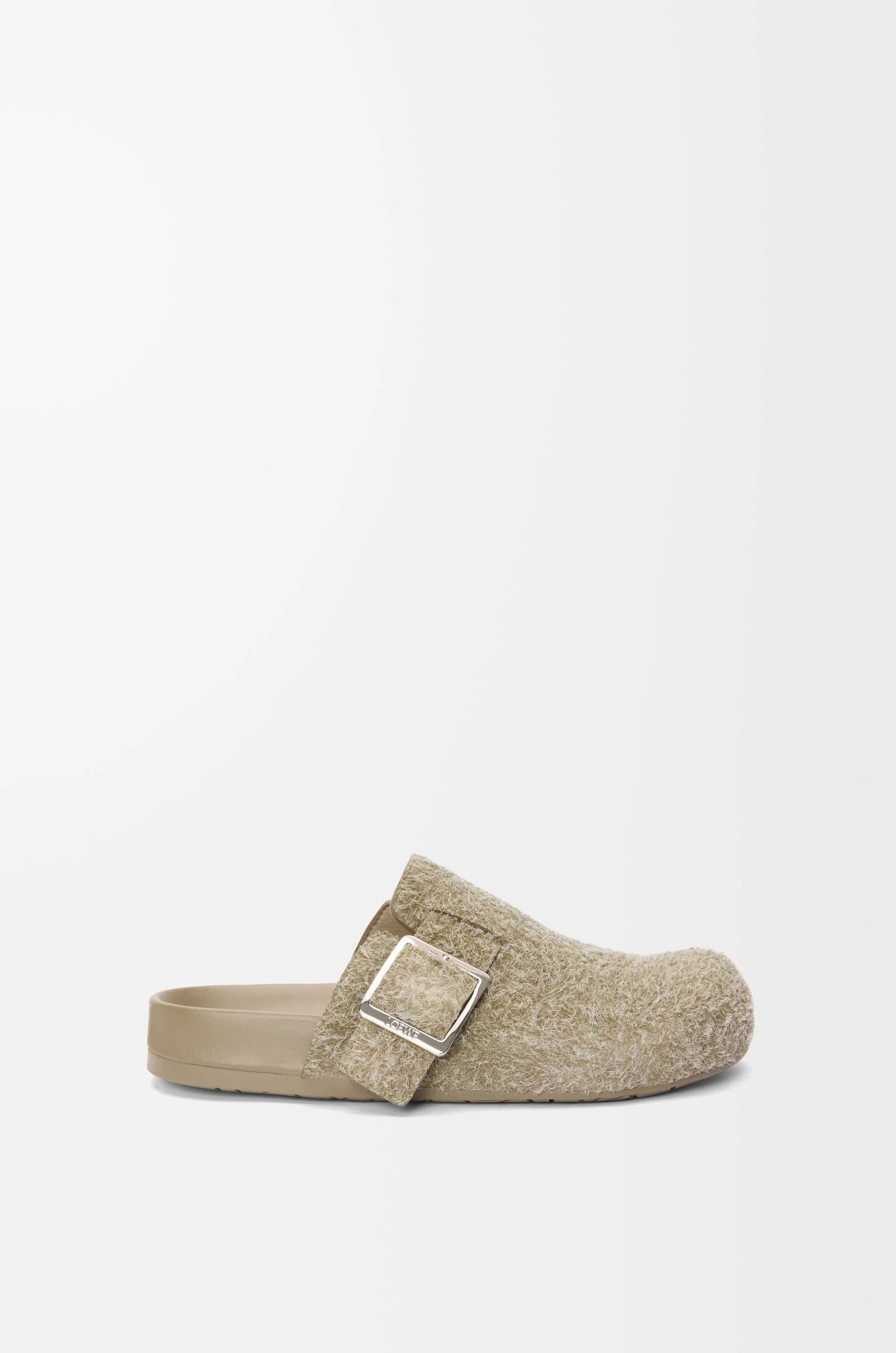 Ease Buckle mule in brushed suede - 1