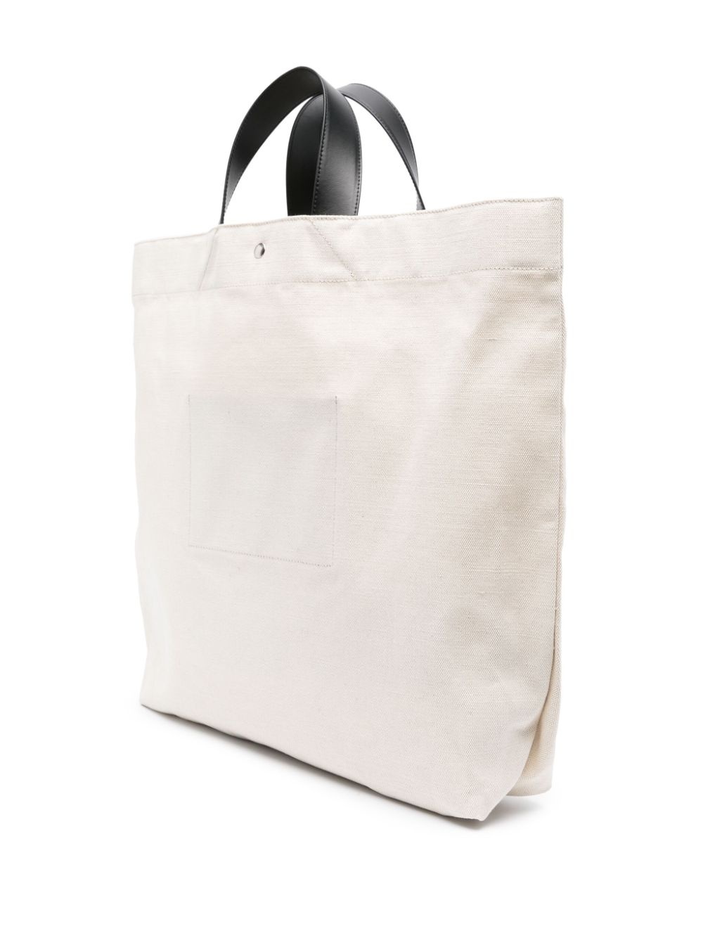 logo-print cotton tote bag - 3