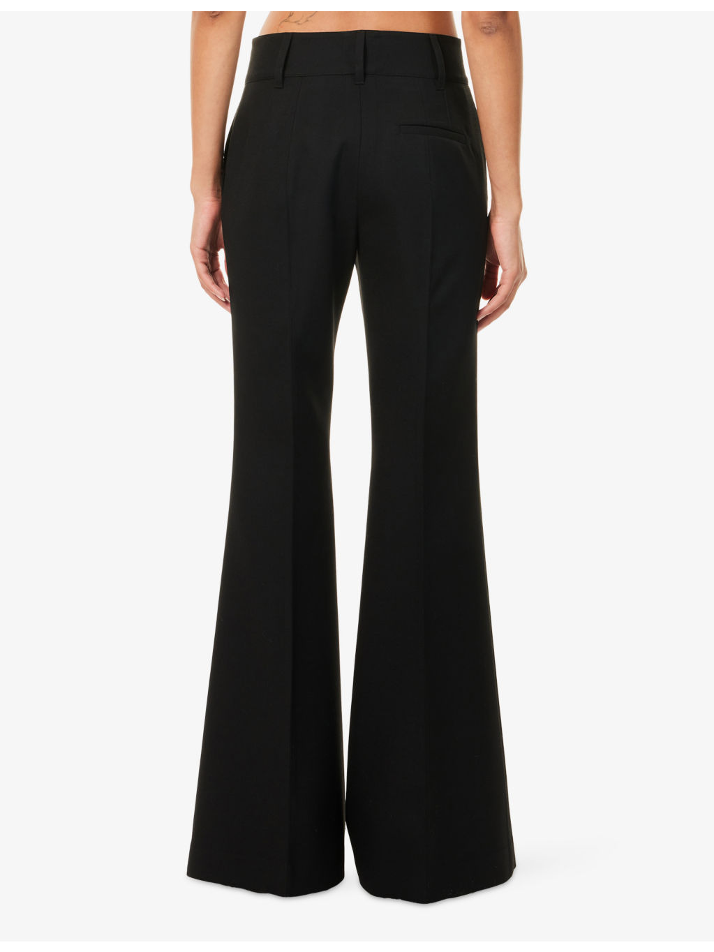 Rhein Flared Wool Trousers - 4
