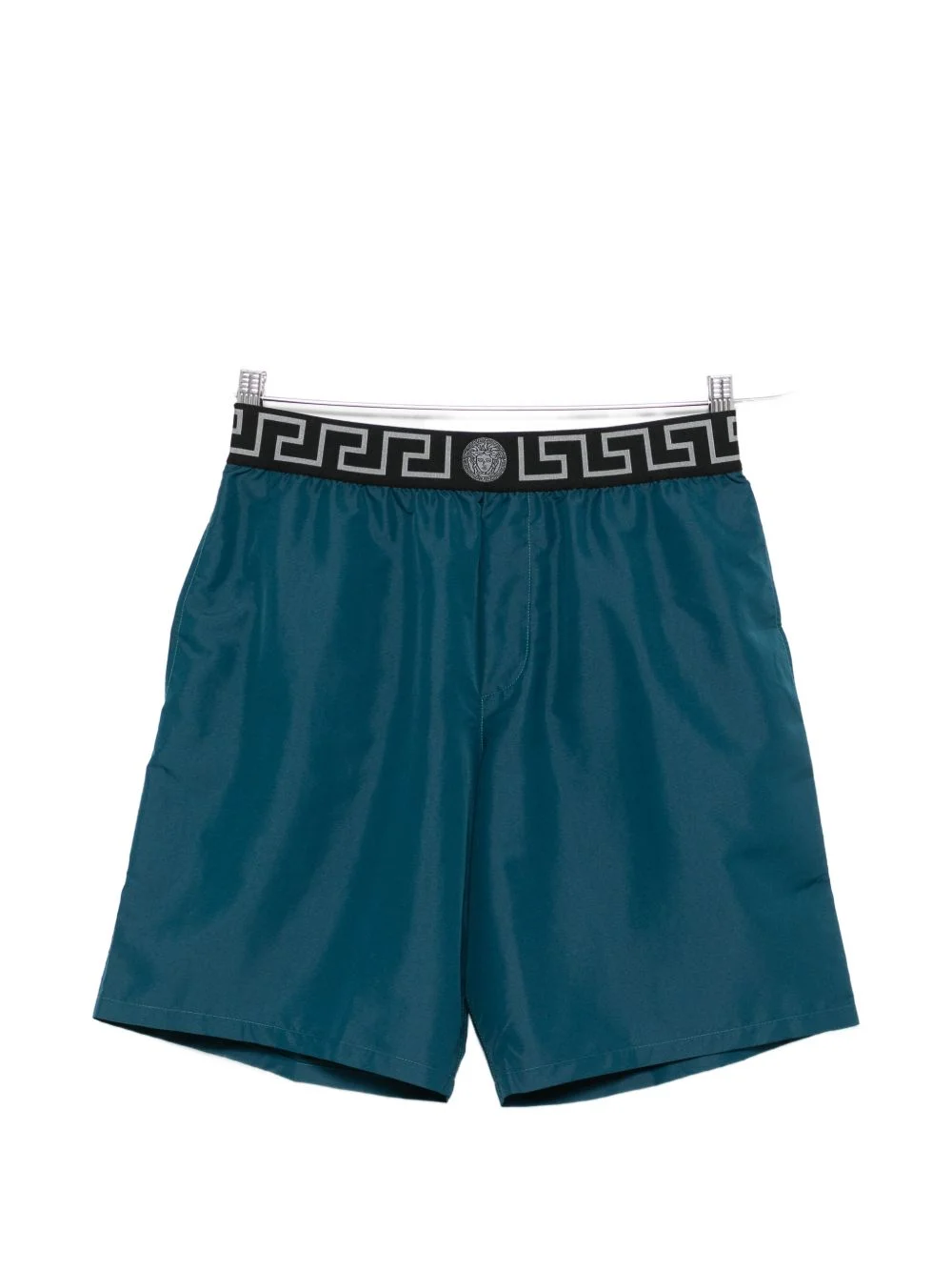 graphic-waistband swim shorts - 1
