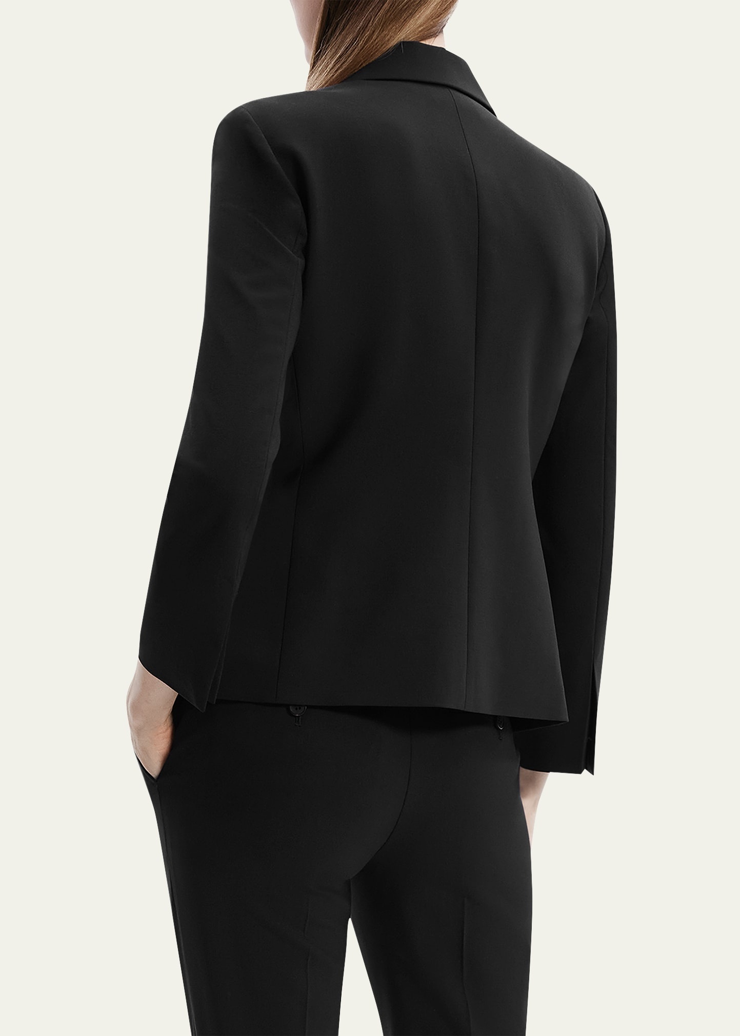 Traceable Wool Slim Blazer Jacket - 3