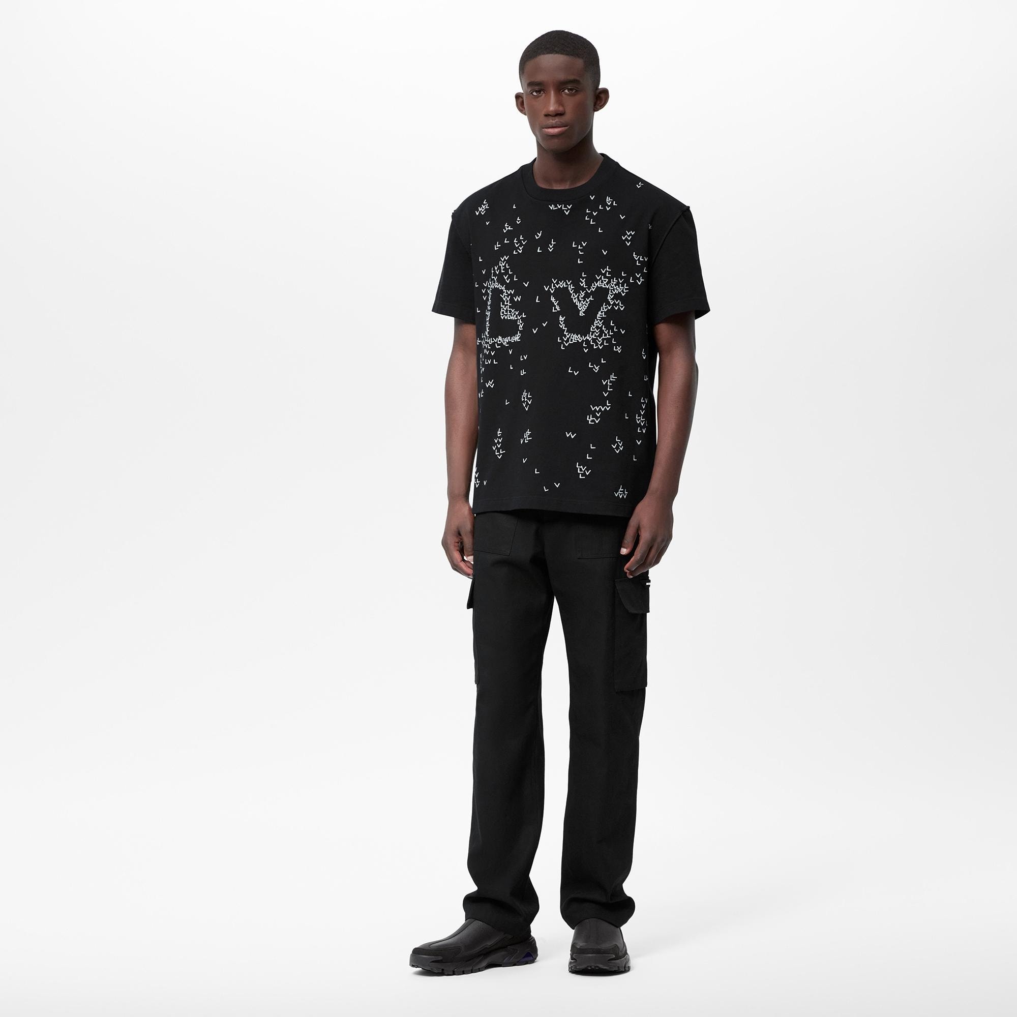 LV Spread Embroidery T-Shirt - 2