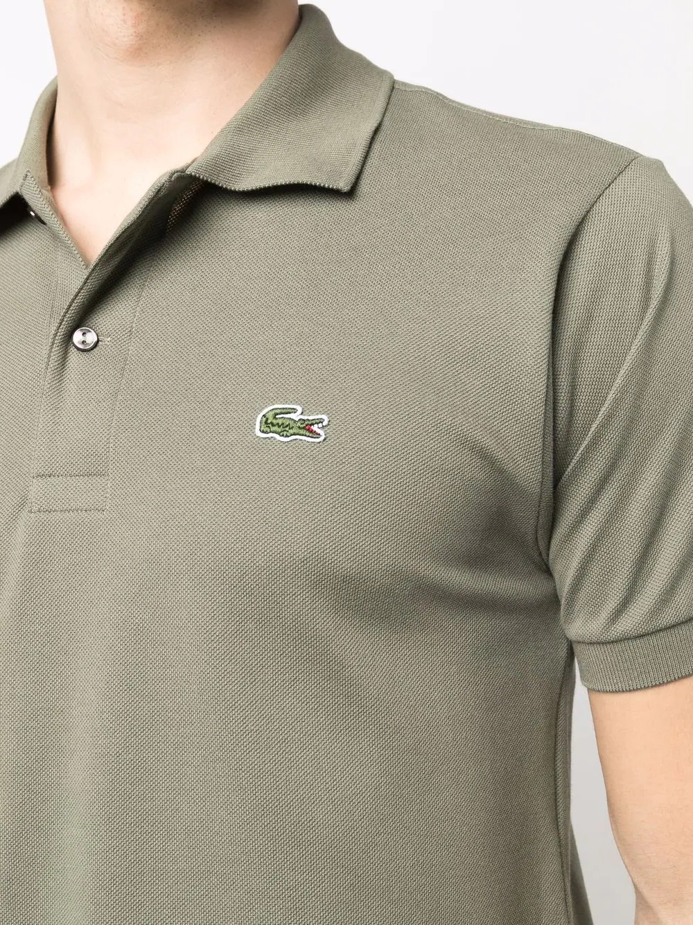 logo-patch polo shirt - 5