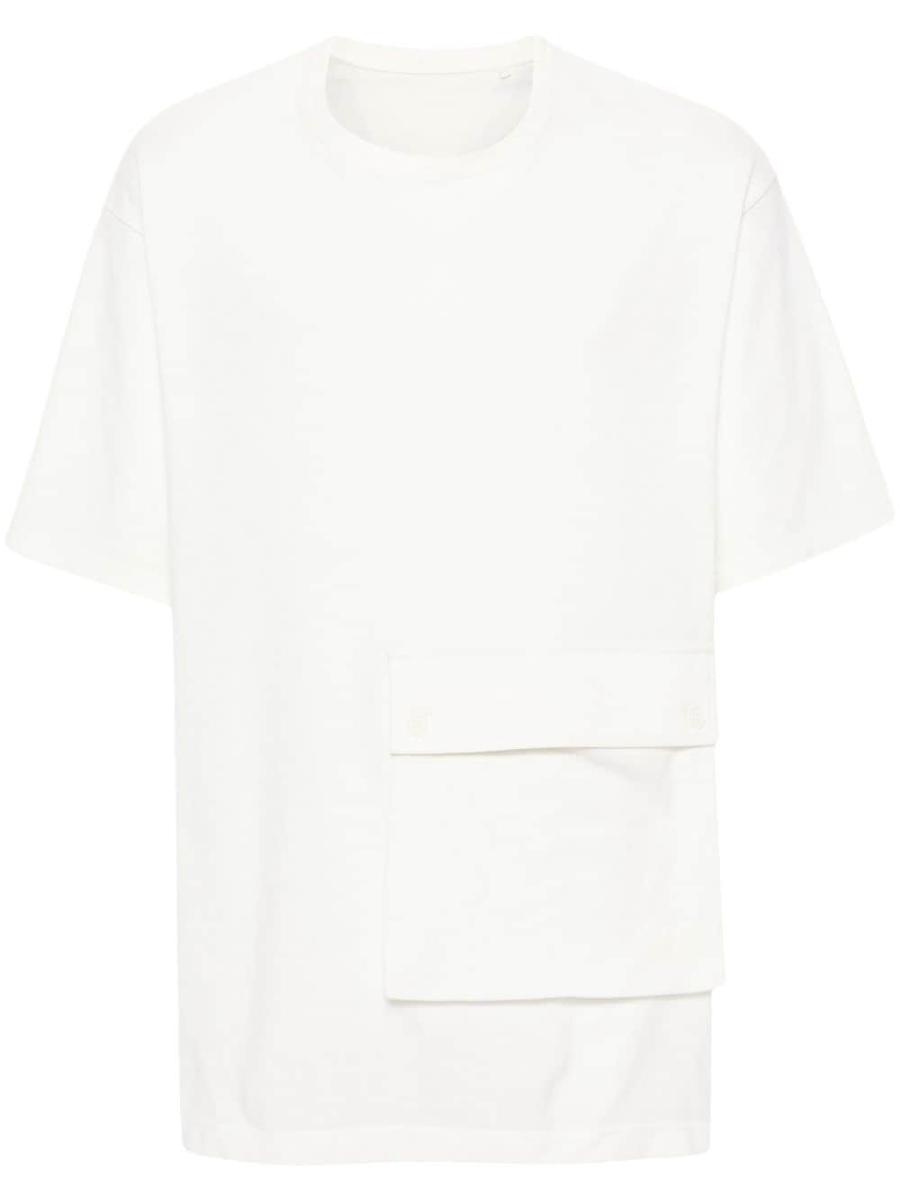 crepe jersey T-shirt - 1