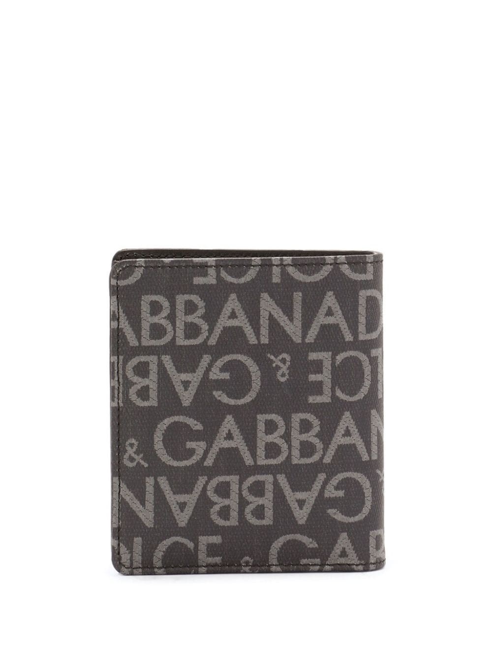 coated jacquard bi-fold card holder - 2