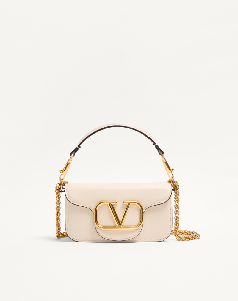 VALENTINO GARAVANI LOCÒ SMALL SHOULDER BAG IN CALFSKIN 1