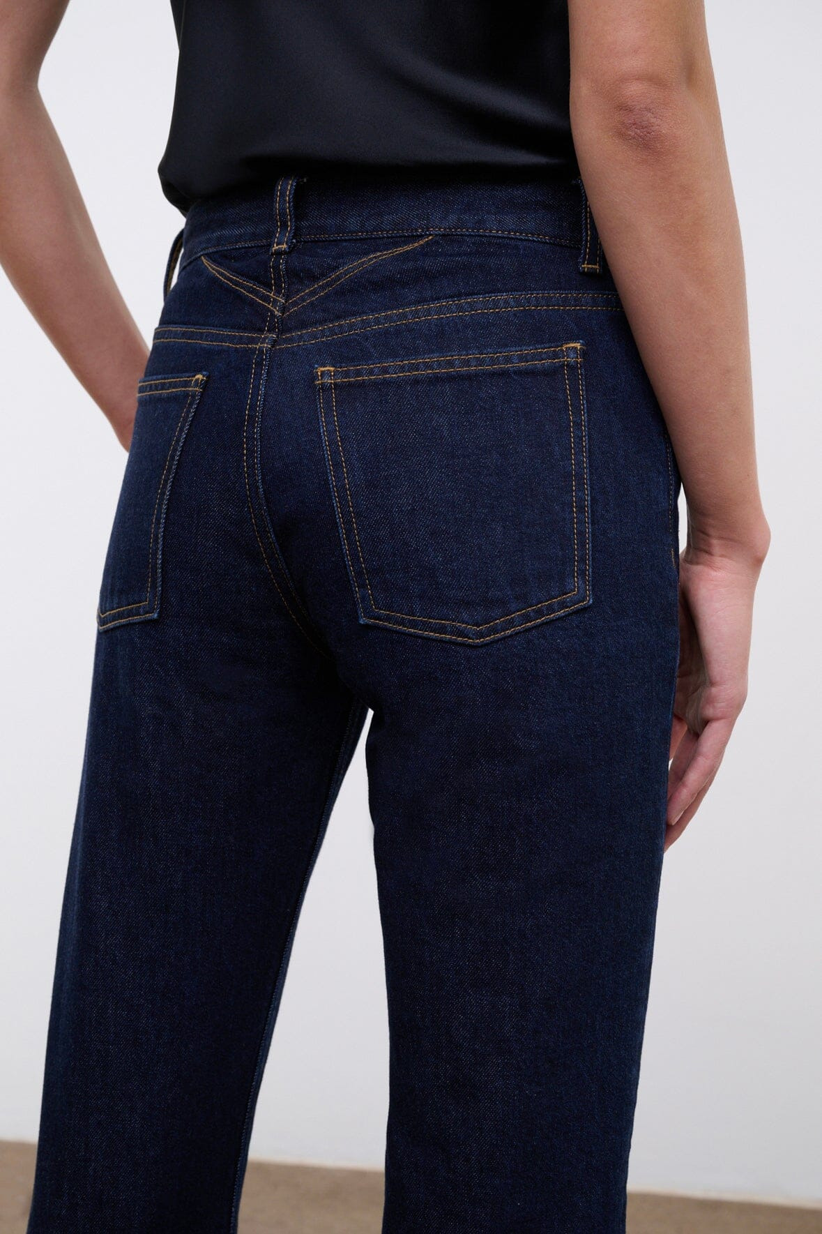 STAUD TEDDY STRAIGHT JEAN INDIGO - 7